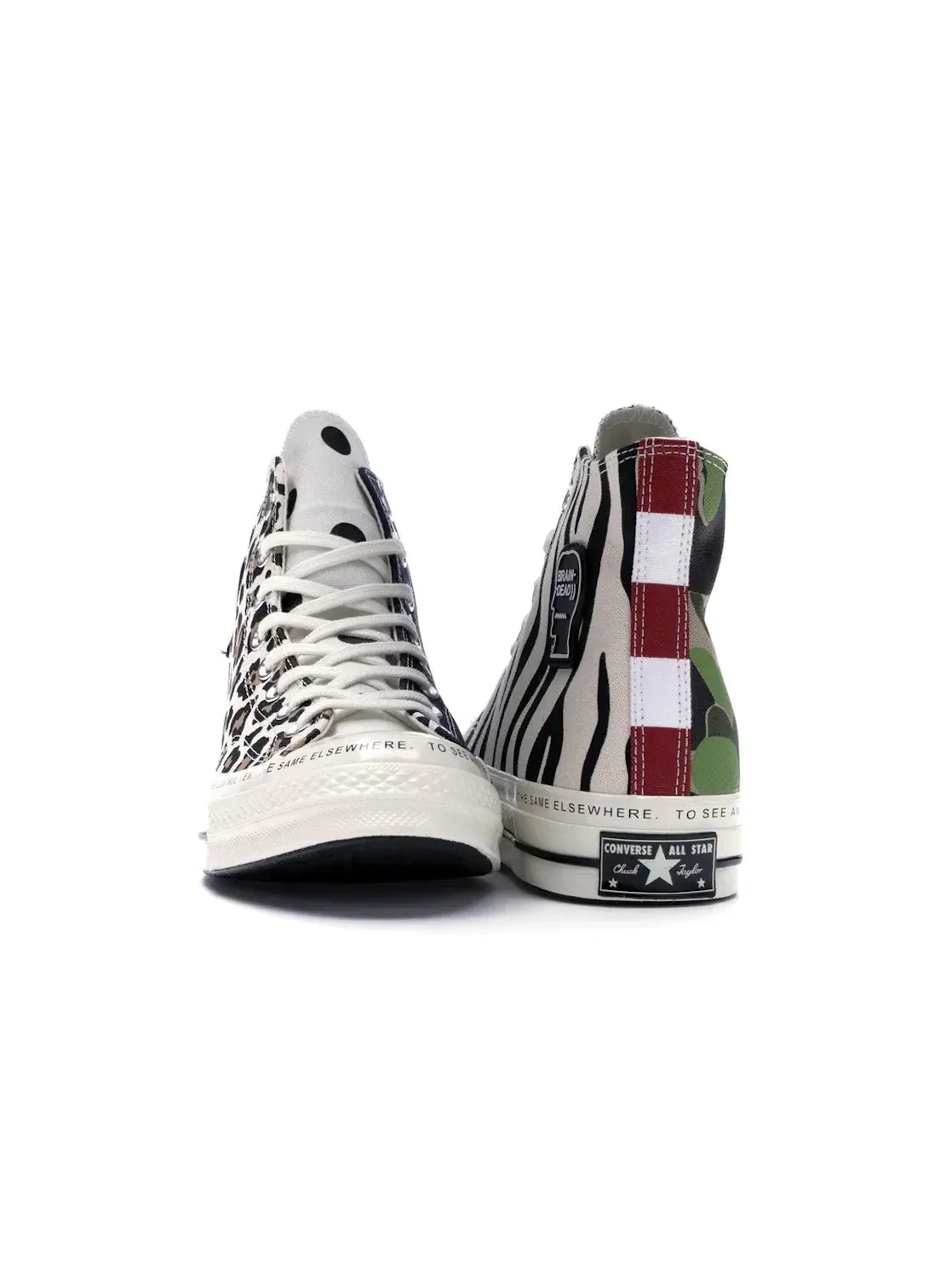 Мужские кроссовки из коллекции Converse Chuck Taylor All Star 70 Hi Brain Dead Converse — изображение 3 из 5, черный-мульти