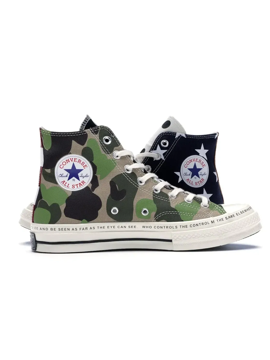 Мужские кроссовки из коллекции Converse Chuck Taylor All Star 70 Hi Brain Dead Converse — изображение 4 из 5, черный-мульти