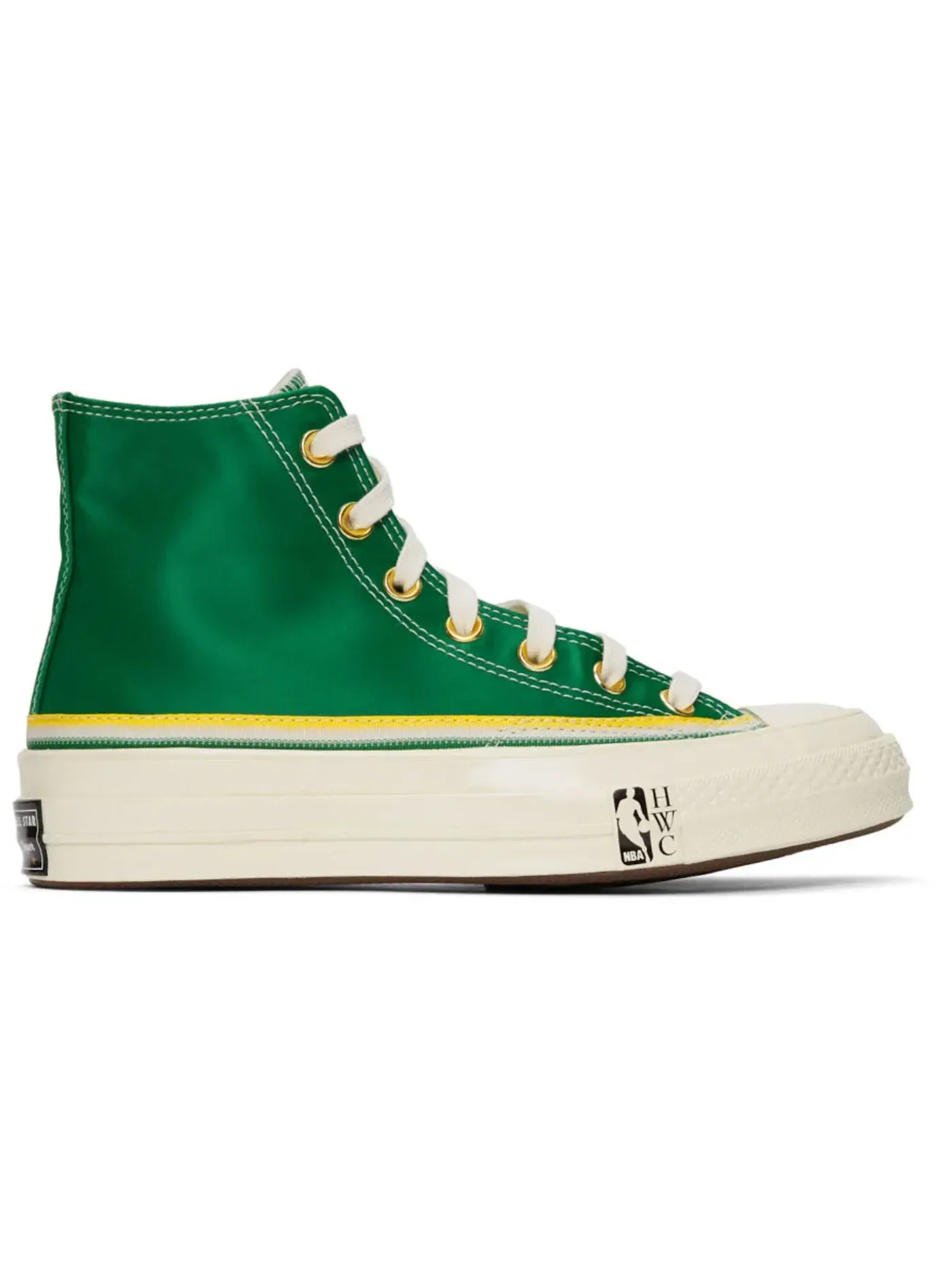 Мужские кроссовки с принтом Converse Chuck Taylor All Star 70 Hi Breaking Down Barriers Celtics — изображение 1 из 2, зеленый