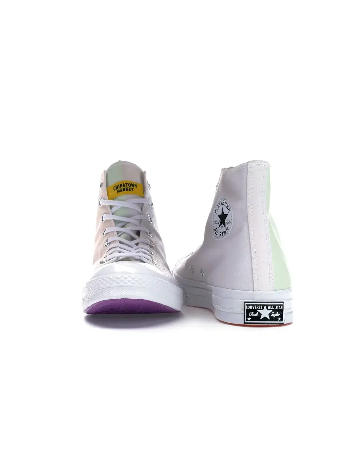 Мужские кроссовки с УФ-эффектом Converse Chuck Taylor All Star 70 Hi Chinatown Market UV — изображение 5 из 5, белый/-белый