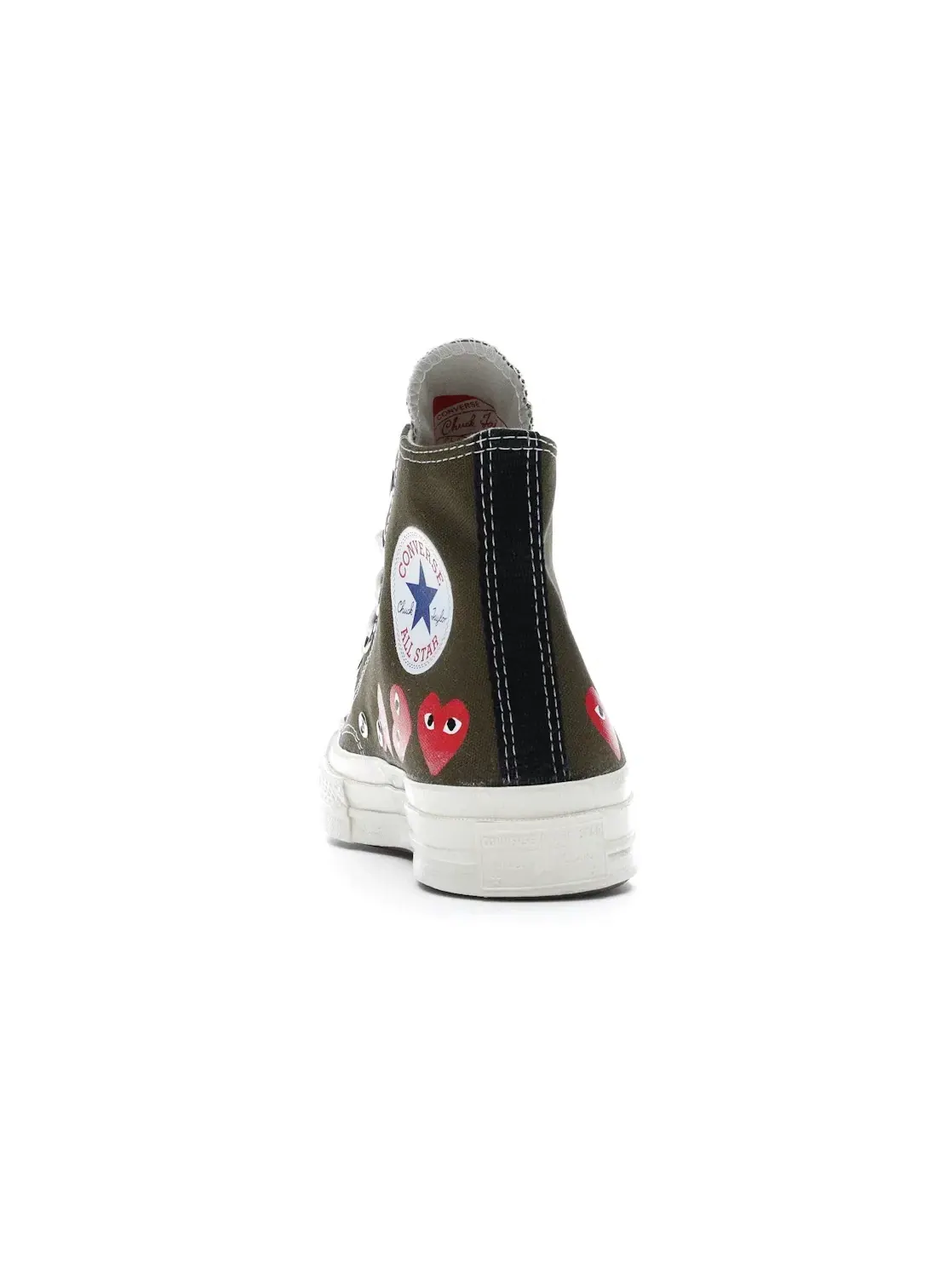 Мужские кроссовки с принтом Converse Chuck Taylor All Star 70 Hi Comme des Garcons Play Multi Heart — изображение 5 из 5