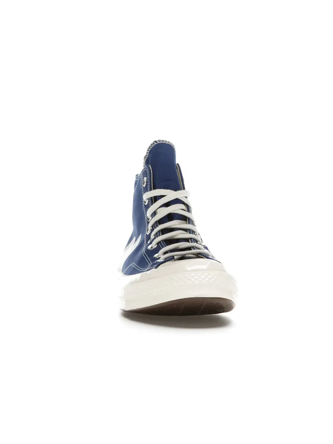 Мужские кроссовки высокие с принтом Comme Des Garcons PLAY Converse — изображение 2 из 4, синий//черный