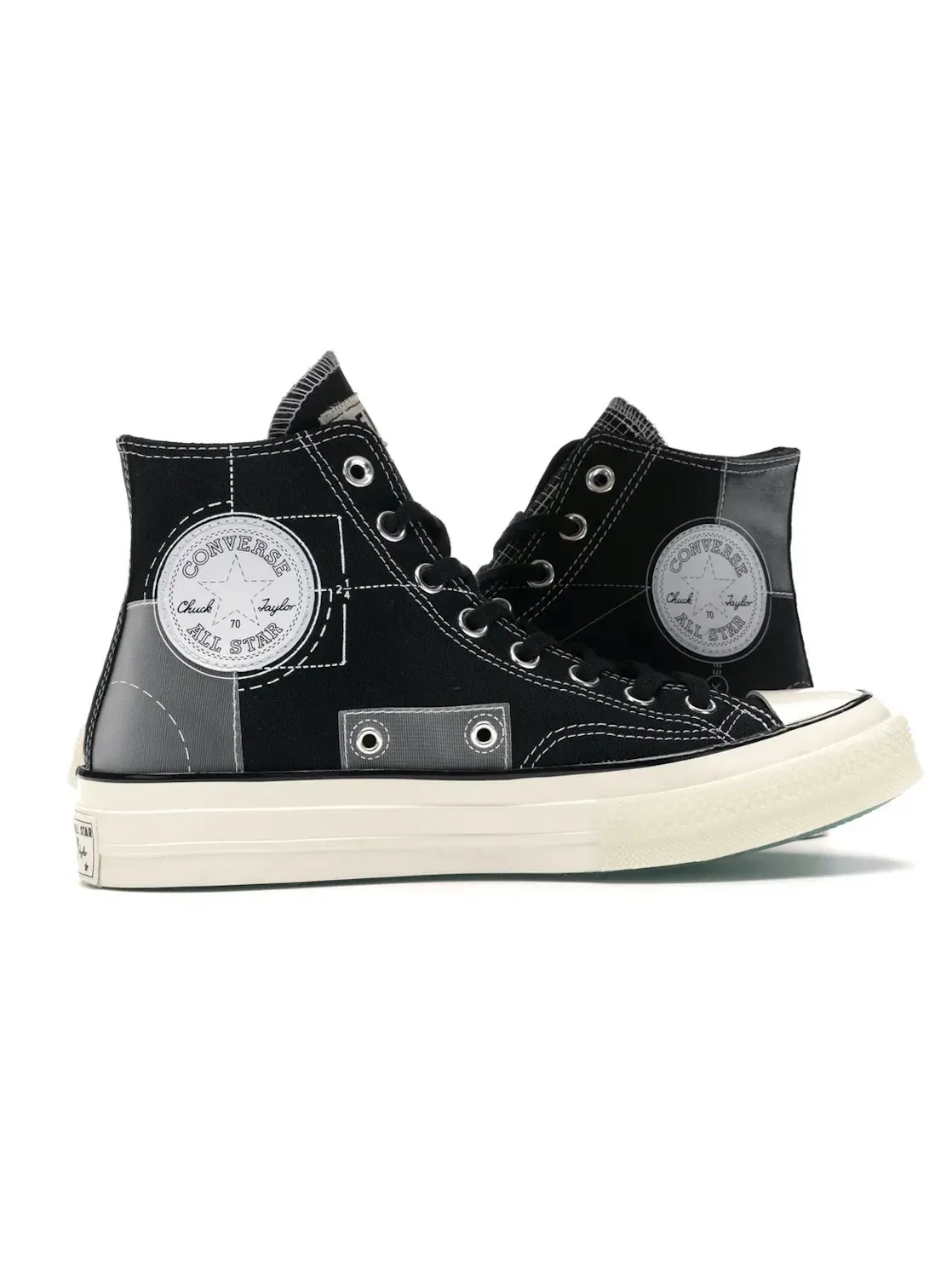Мужские кроссовки Lifestyle Converse Chuck Taylor All Star 70 Hi — изображение 4 из 5, черный/белый