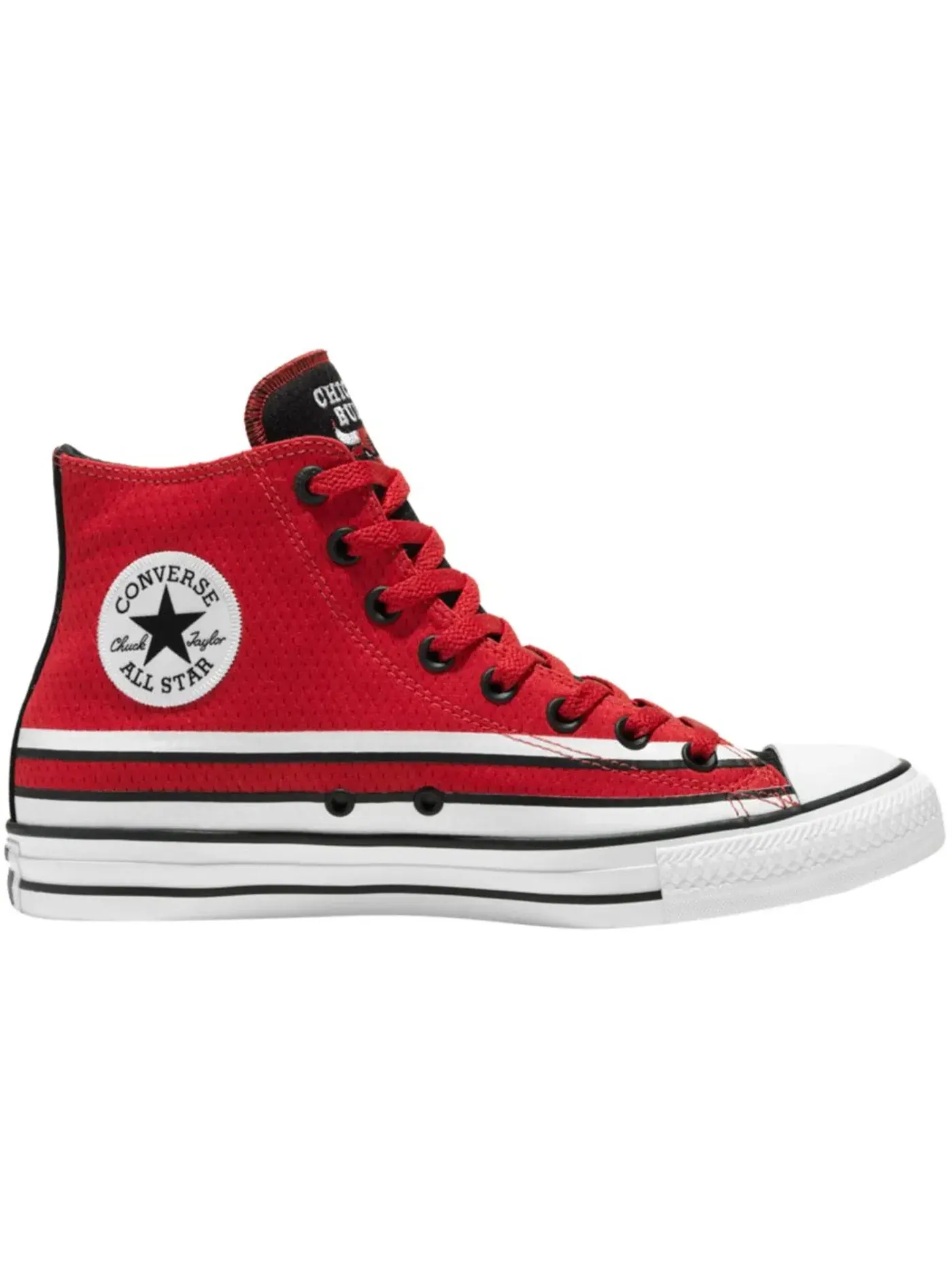 Мужские кроссовки высокие с принтом Converse Chuck Taylor All Star 70 Hi Franchise Chicago Bulls — изображение 1 из 2