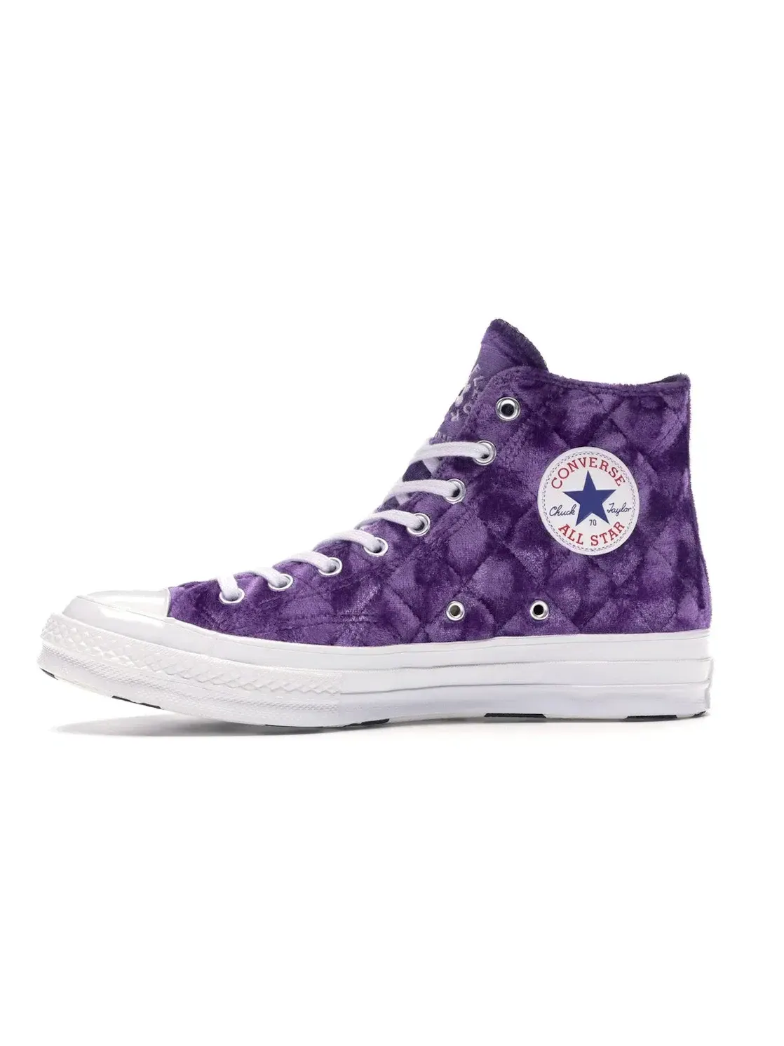 Мужские кроссовки на шнуровке Converse Chuck Taylor All Star 70 Hi Golf Le Fleur TTC Quilted Velvet — изображение 4 из 5