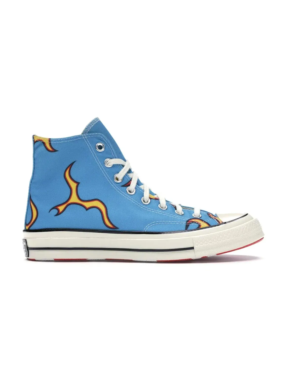 Мужские кроссовки с принтом пламени Converse Chuck Taylor All Star 70 Hi Golf le Fleur Flames — изображение 1 из 5