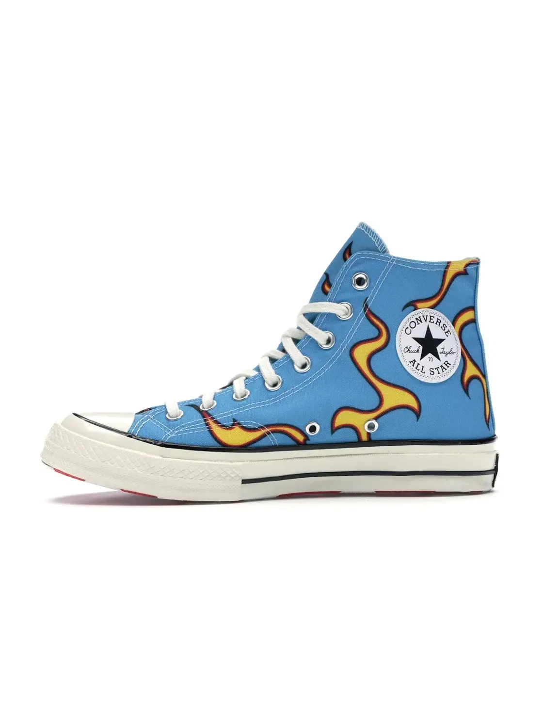 Мужские кроссовки с принтом пламени Converse Chuck Taylor All Star 70 Hi Golf le Fleur Flames — изображение 4 из 5
