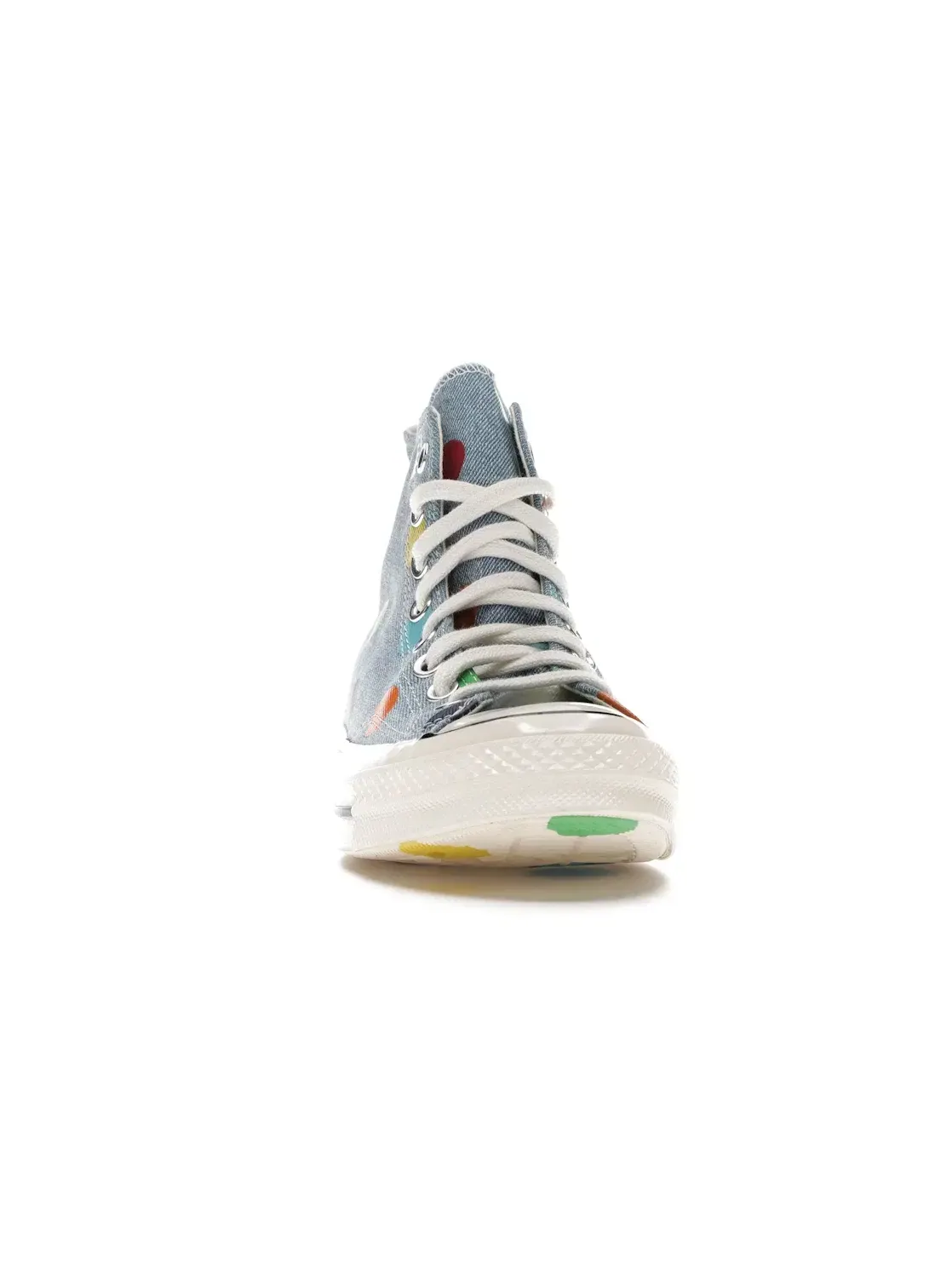 Мужские кроссовки с джинсовым принтом Converse Chuck Taylor All Star 70 Hi Golf Wang Denim Polka Dots — изображение 3 из 5