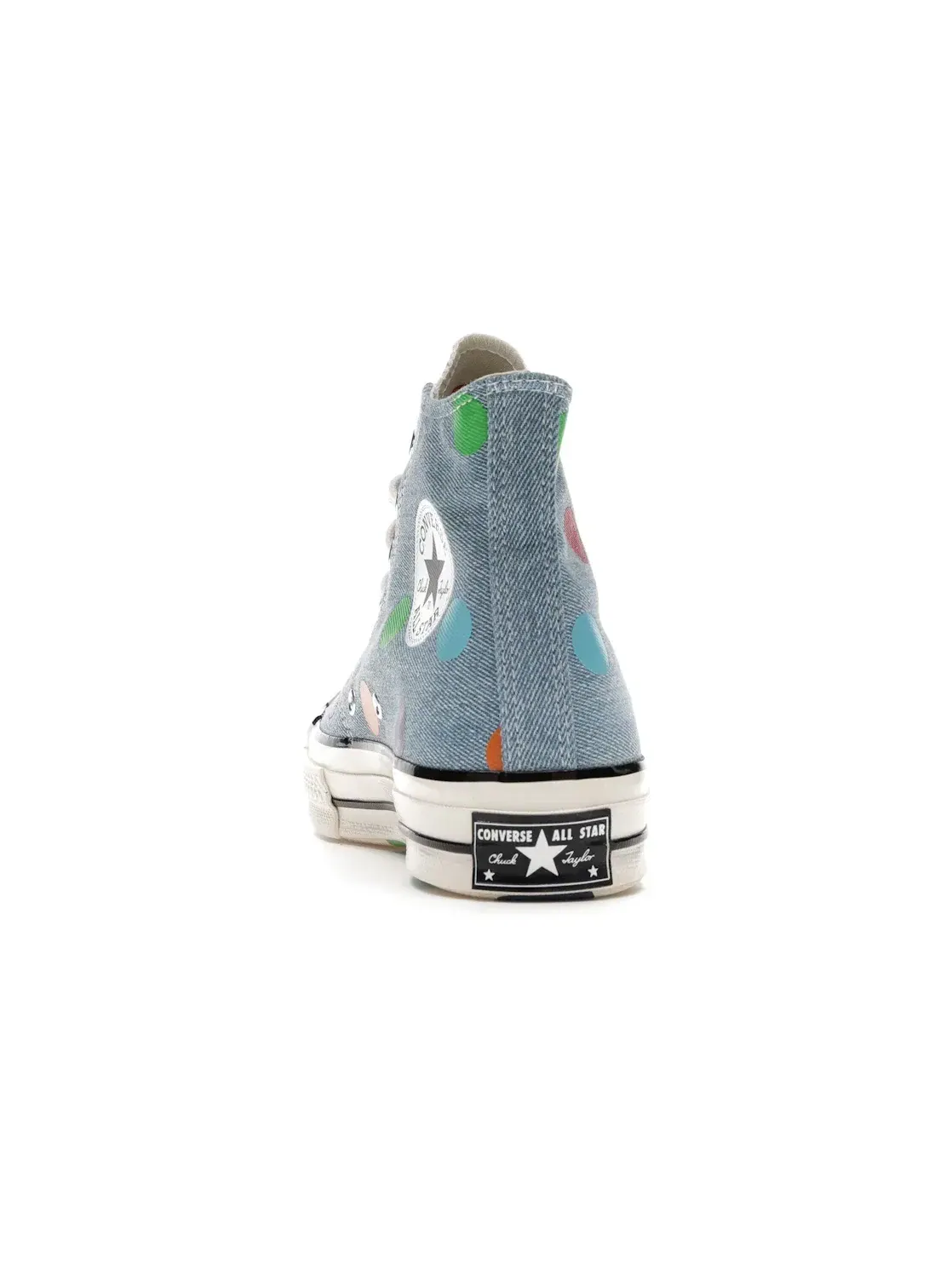 Мужские кроссовки с джинсовым принтом Converse Chuck Taylor All Star 70 Hi Golf Wang Denim Polka Dots — изображение 5 из 5