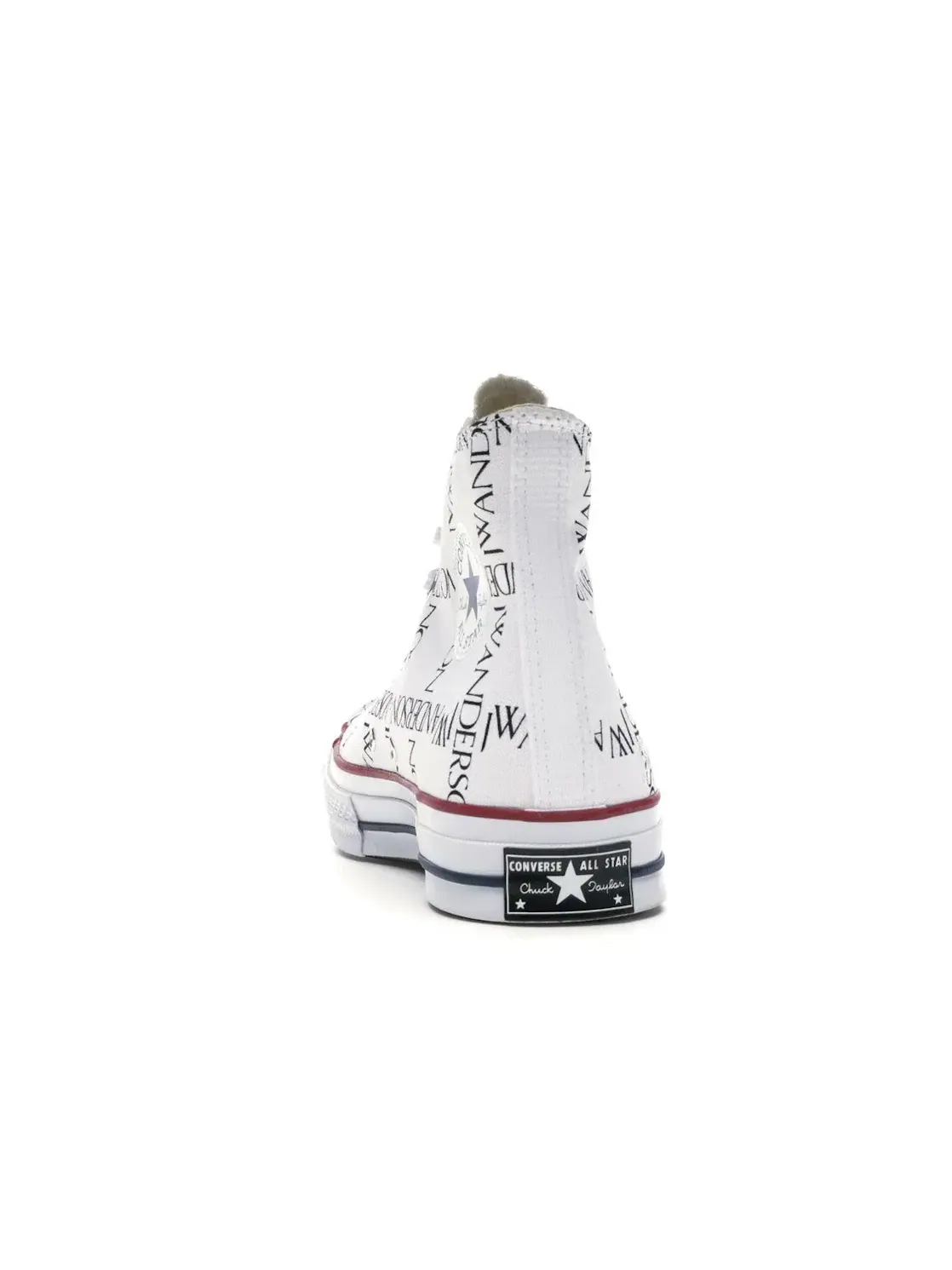 Мужские кроссовки с принтом Converse Chuck Taylor All Star 70 Hi JW Anderson — изображение 5 из 5, белый/черный-красный