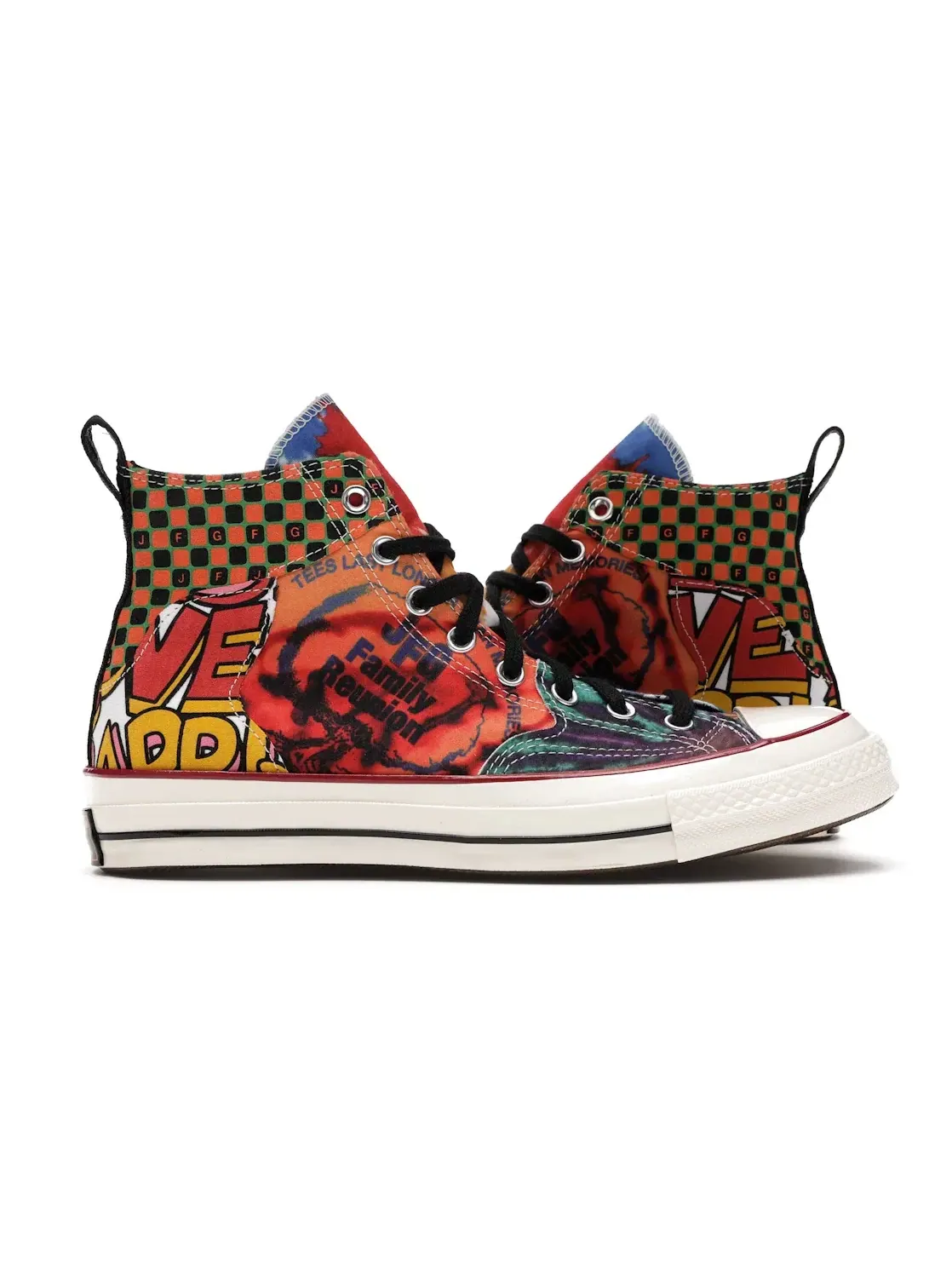 Мужские кроссовки с принтом Converse Chuck Taylor All Star 70 Hi — изображение 1 из 5, черный/мульти