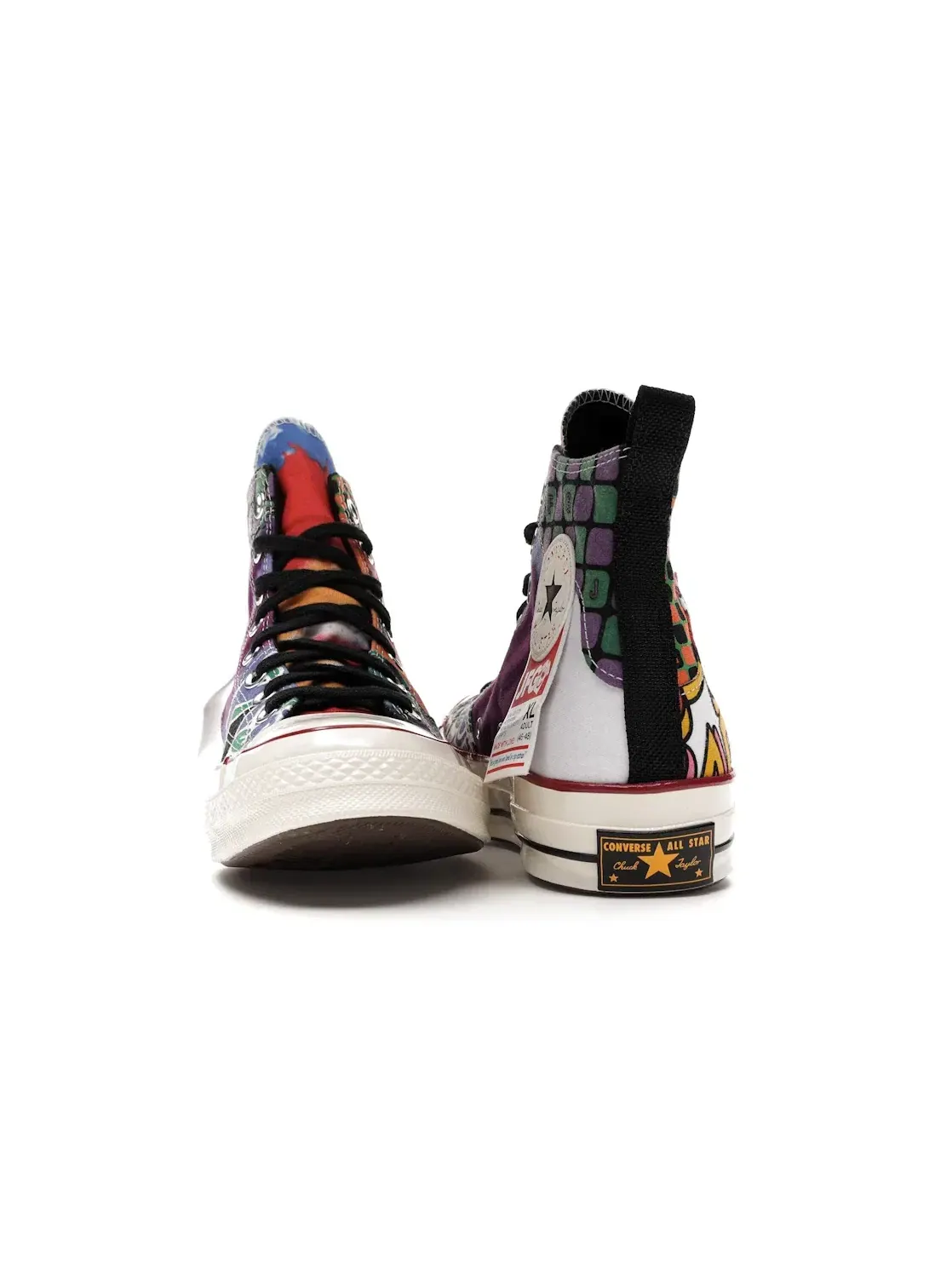 Мужские кроссовки с принтом Converse Chuck Taylor All Star 70 Hi — изображение 5 из 5, черный/мульти