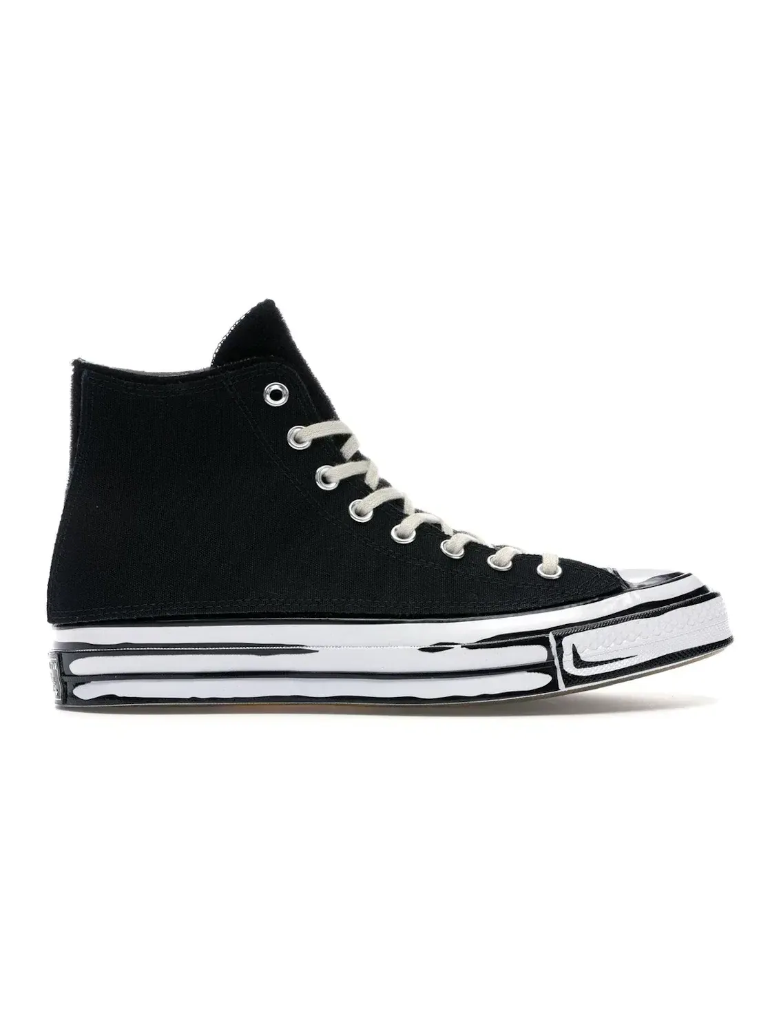 Мужские кроссовки с принтом Converse Chuck Taylor All Star 70 Hi — изображение 1 из 5, черный/белый