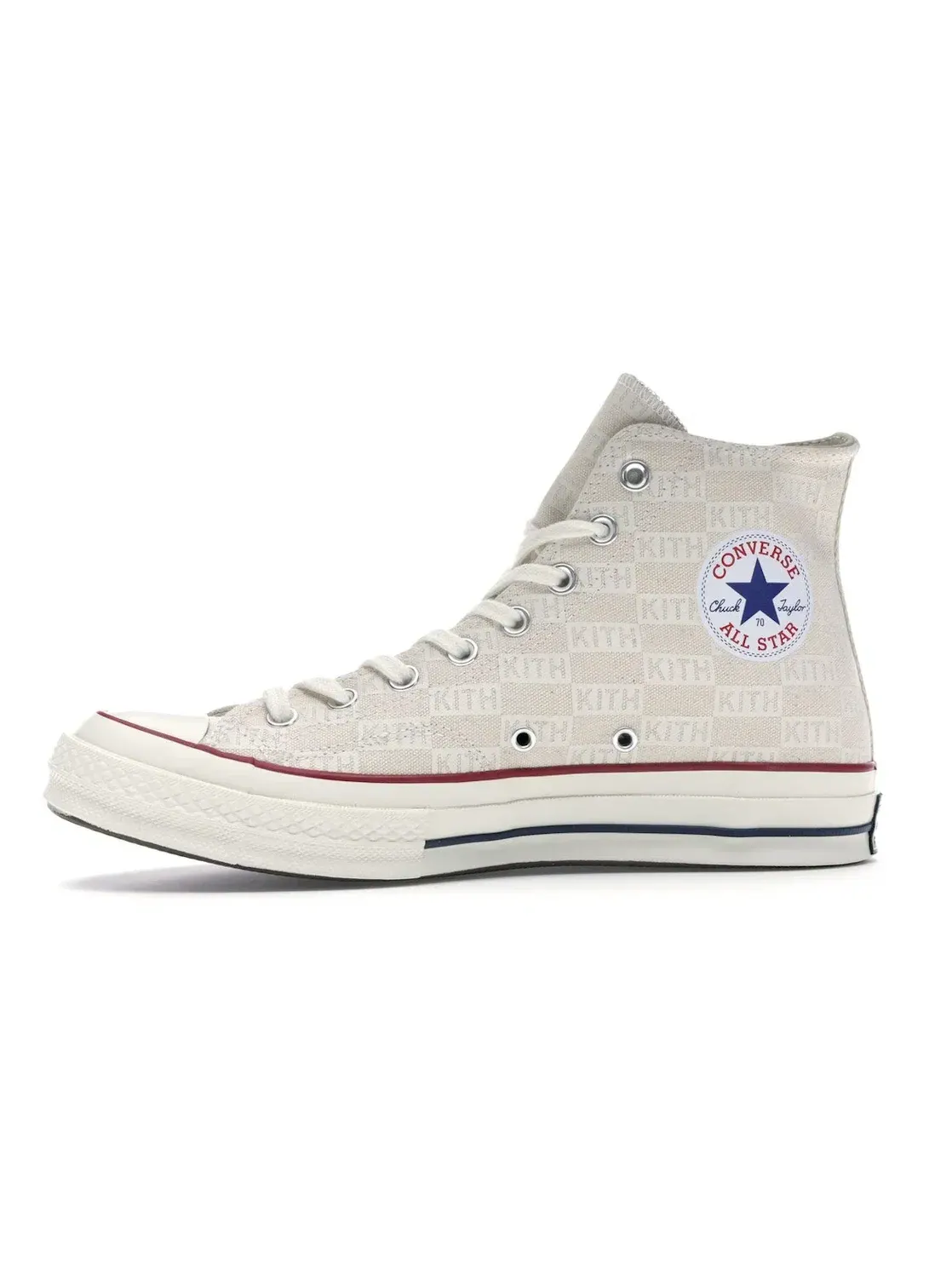 Мужские кеды с высоким верхом Converse Chuck Taylor All Star 70 Hi Kith Classics, Parchment/Egret-Parchment