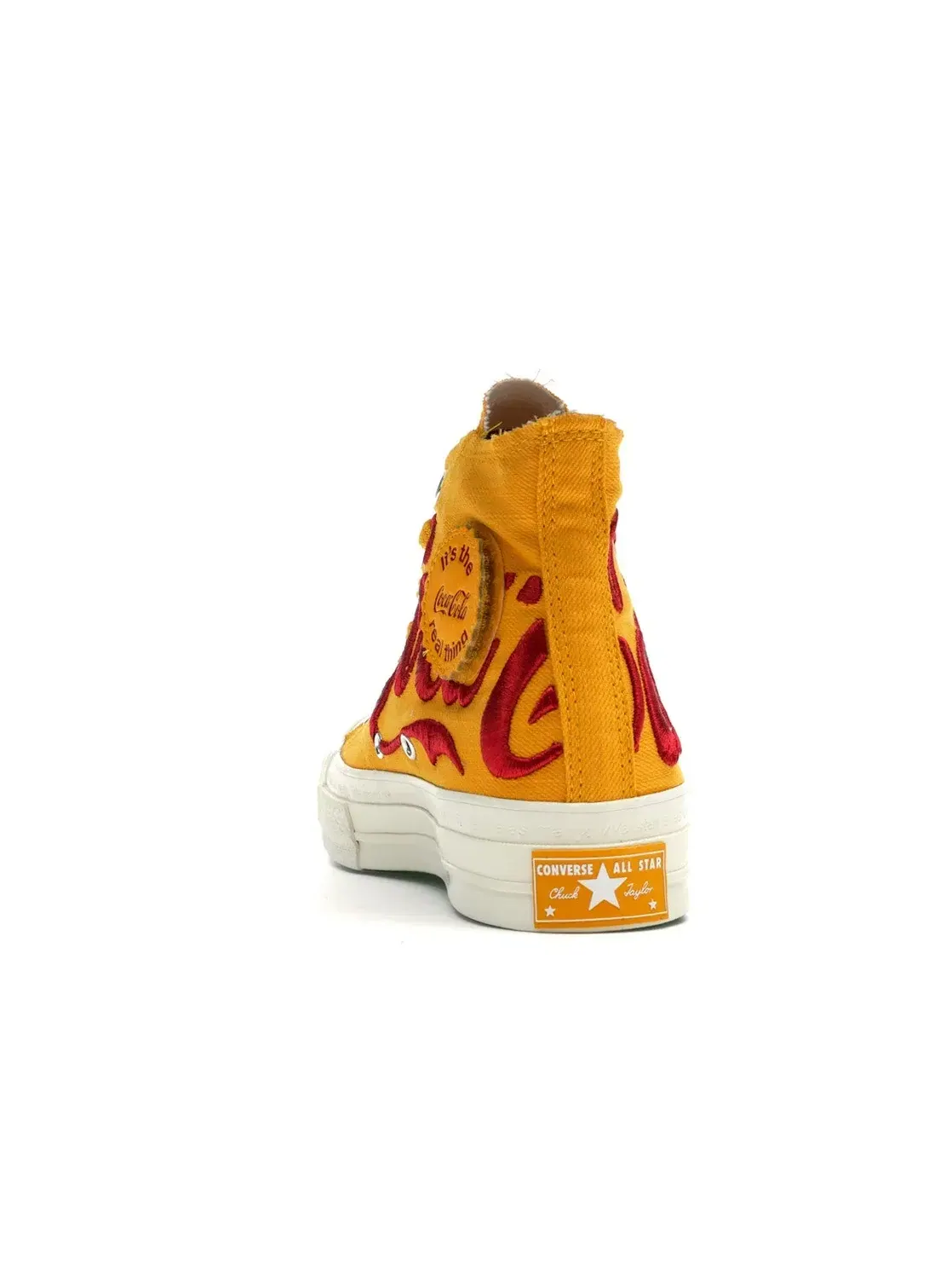 Мужские кроссовки Lifestyle Converse Chuck Taylor All Star 70 Hi Kith x Coca-Cola Yellow — изображение 5 из 5, золотистый