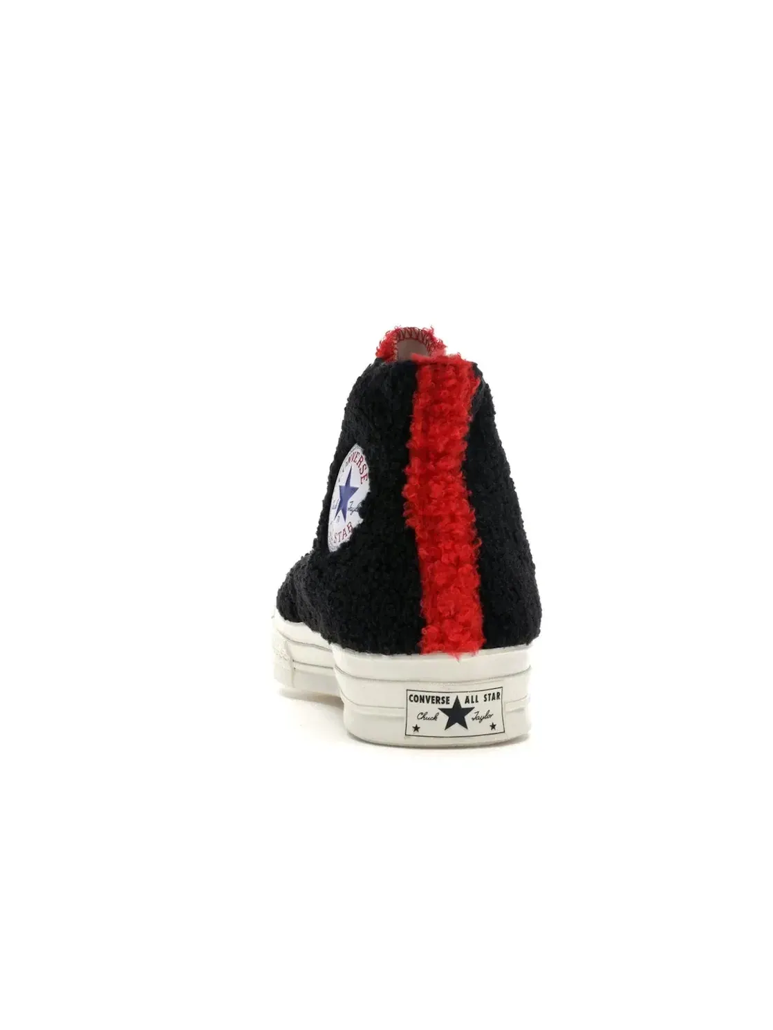 Мужские кроссовки с мехом Converse Chuck Taylor All Star 70 Hi Kith x Disney Fur — изображение 5 из 5, черный/красный