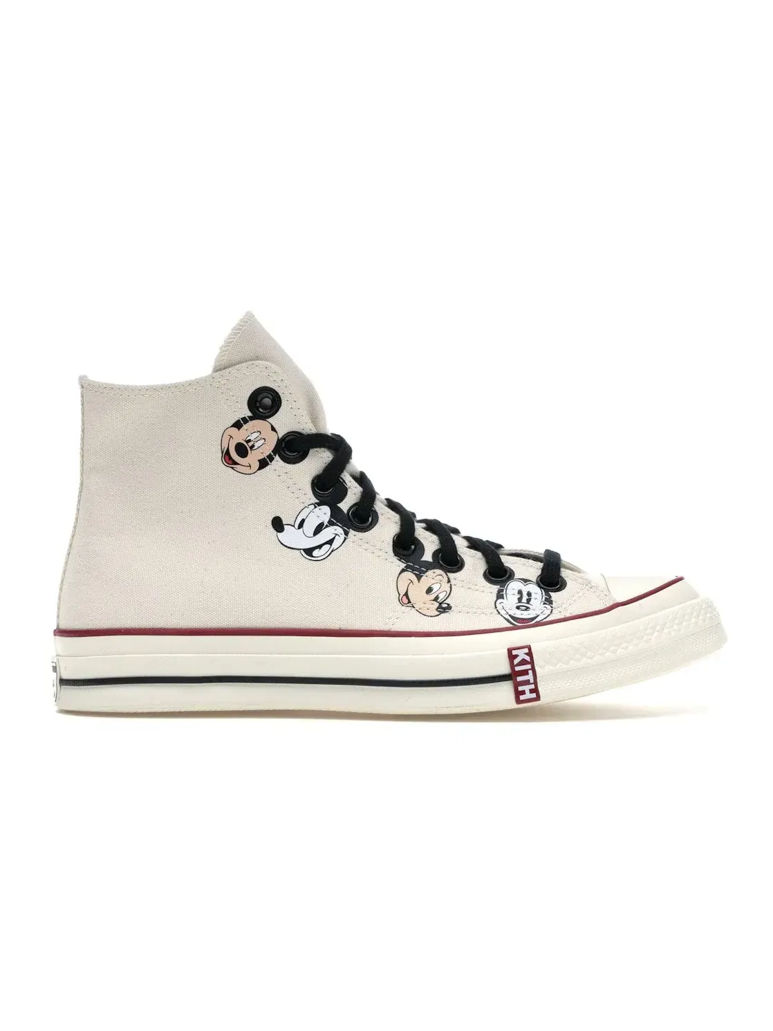 Мужские кеды с принтом Converse Chuck Taylor All Star 70 Hi Kith x Disney — изображение 1 из 5, красный