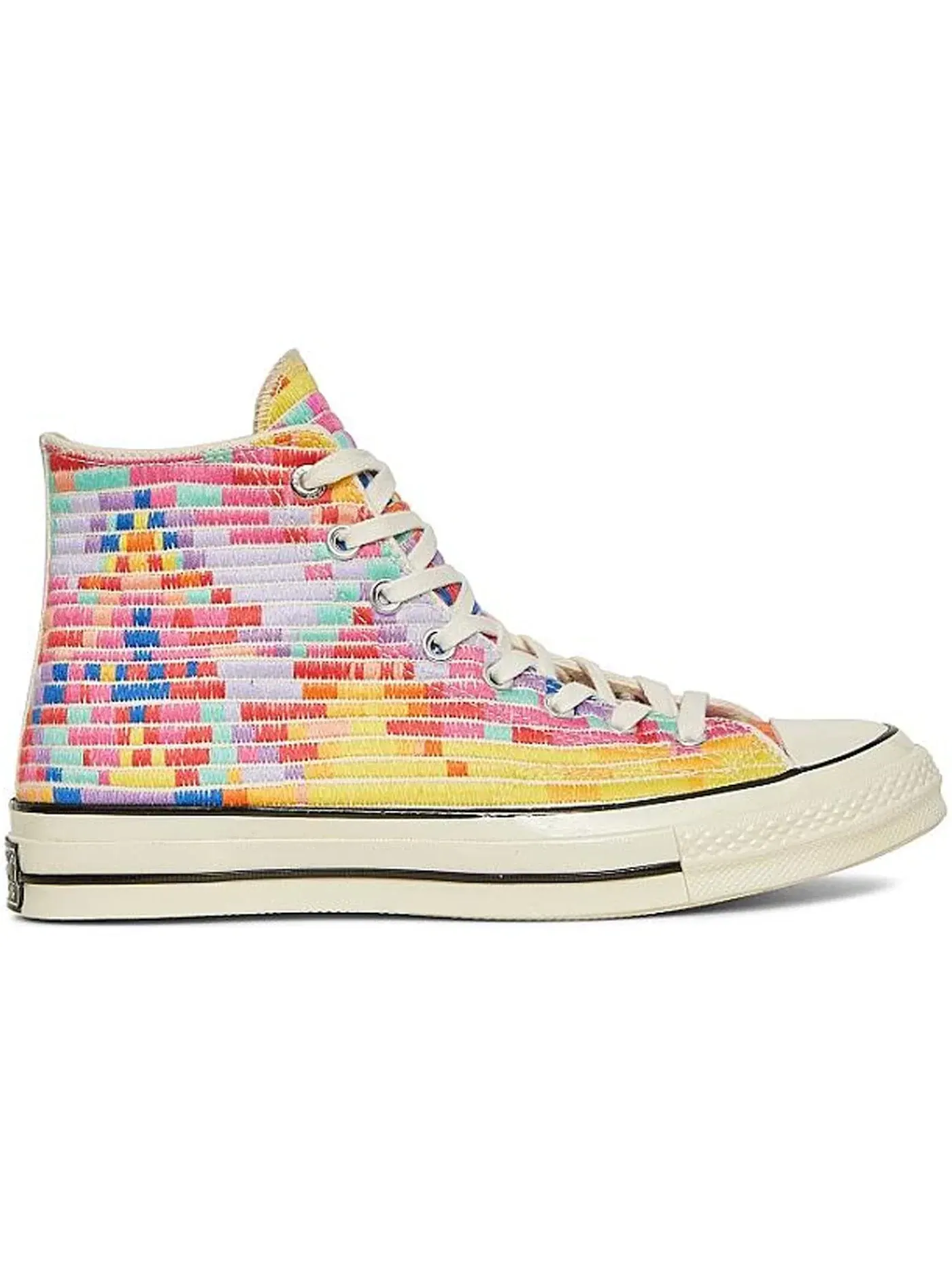 Женские кеды с принтом Converse Chuck Taylor All Star 70 Hi Mara Hoffman Multi — изображение 1 из 2, фиолетовый/розовый