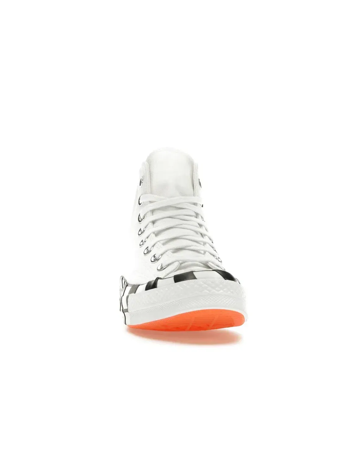 Мужские кеды с принтом Converse Chuck Taylor All Star 70 Hi Off-White — изображение 3 из 5, белый/оранжевый-черный