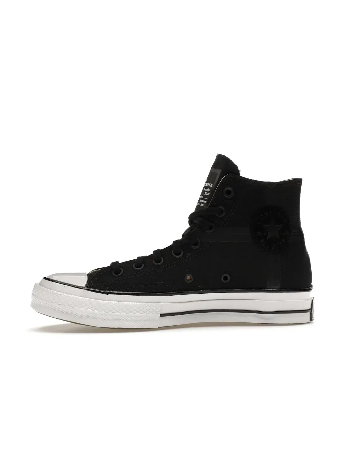 Мужские кроссовки с патчворк-дизайном Converse Chuck Taylor All Star 70 Hi Rokit — изображение 4 из 5, черный/белый-черный