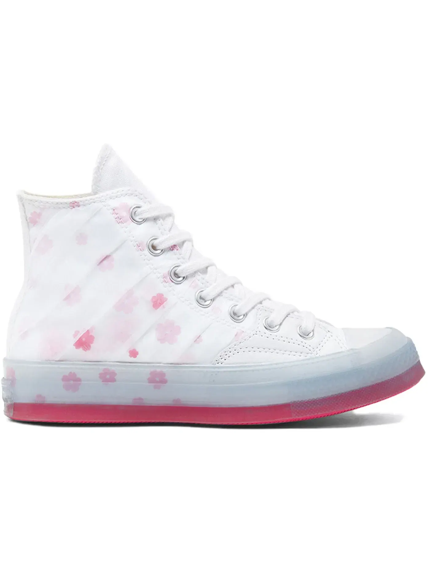Мужские кроссовки на шнуровке Converse Chuck Taylor All Star 70 Hi — изображение 1 из 2, белый/розовый/розовый