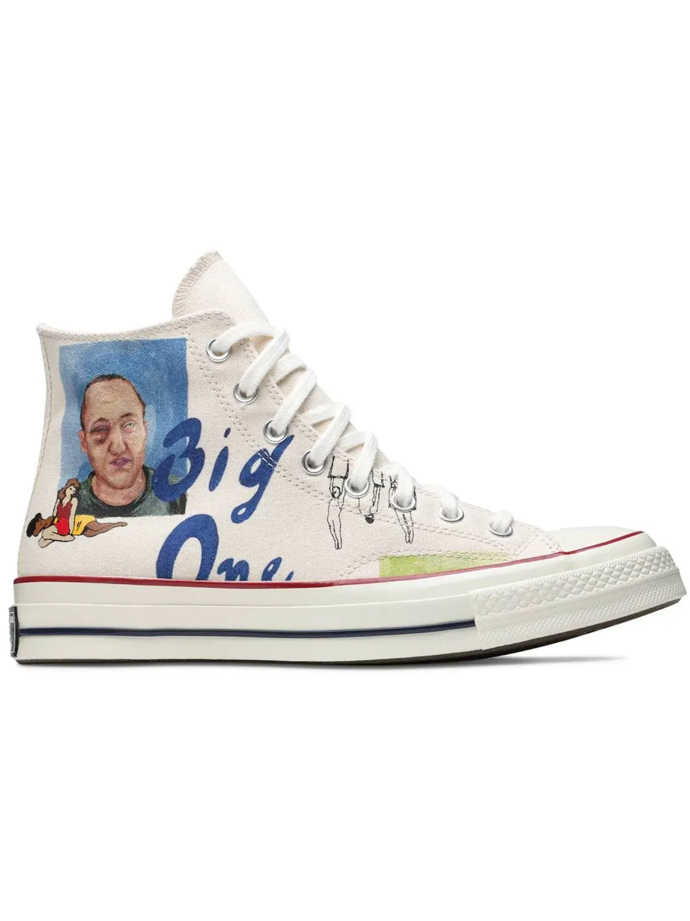 Мужские кеды с принтом Converse Chuck Taylor All Star 70 Hi Spencer McMullen — изображение 1 из 2, мульти