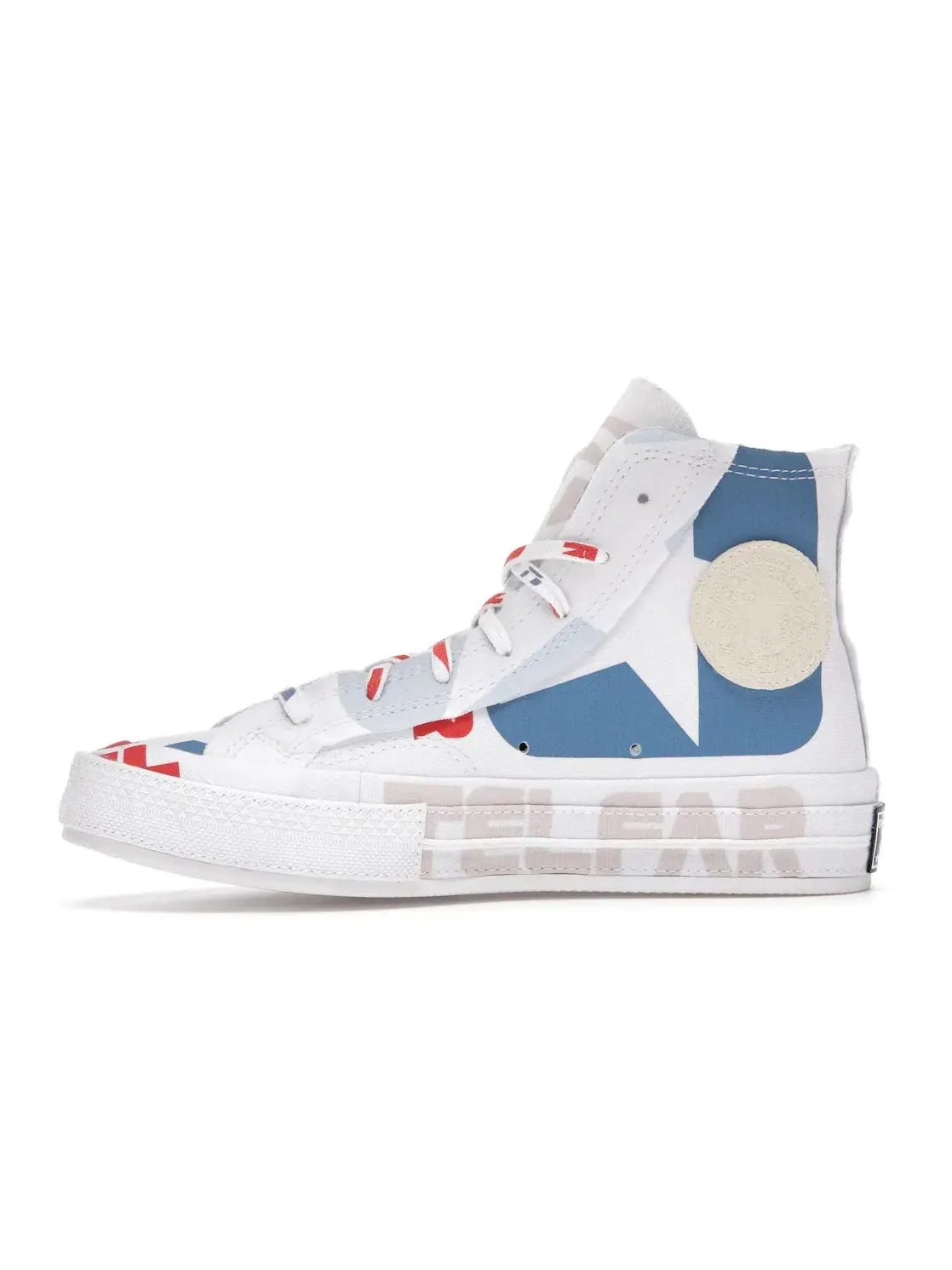 Мужские кроссовки с высоким верхом Converse Chuck Taylor All Star 70 Hi Telfar — изображение 4 из 5, белый/синий/красный