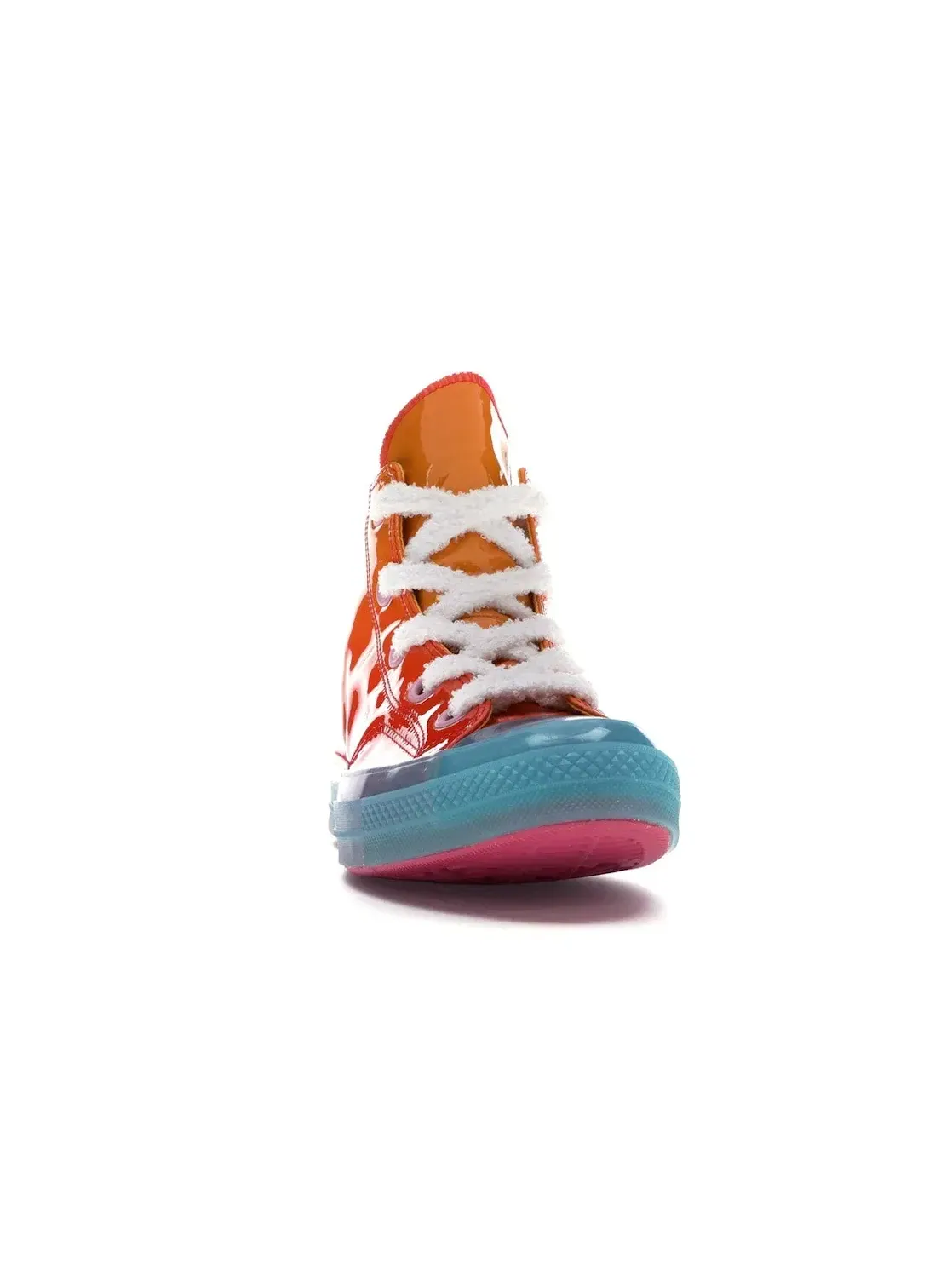 Мужские кроссовки из лакированной кожи Converse Chuck Taylor All Star 70 Hi Toy JW Anderson, Kumquat — изображение 3 из 5