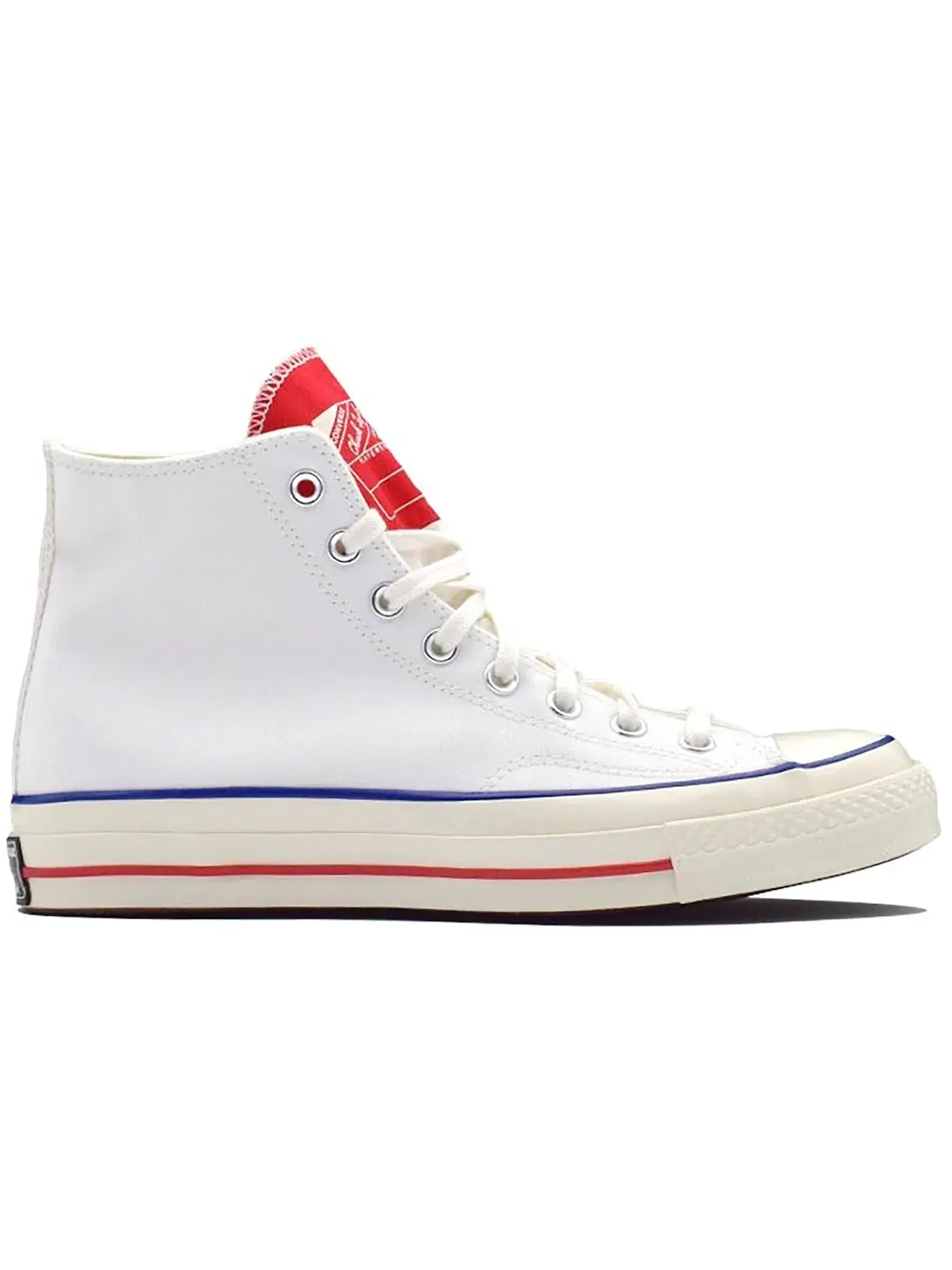 Мужские кроссовки с высоким верхом Converse Chuck Taylor All Star 70 Hi — изображение 1 из 2, белый/красный