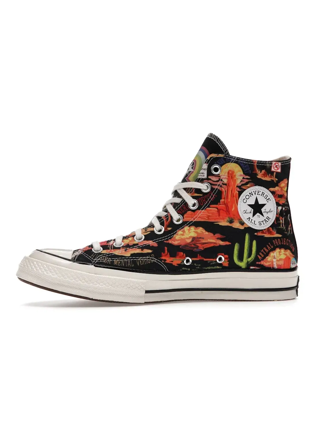 Мужские кроссовки Converse Chuck Taylor All Star 70 Hi Twisted Resort — изображение 4 из 5, черный/мульти