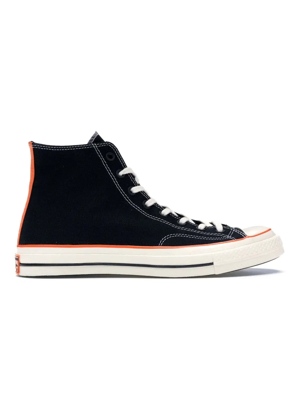 Мужские кроссовки с принтом Converse Chuck Taylor All Star 70 Hi Converse — изображение 1 из 5, черный/оранжевый