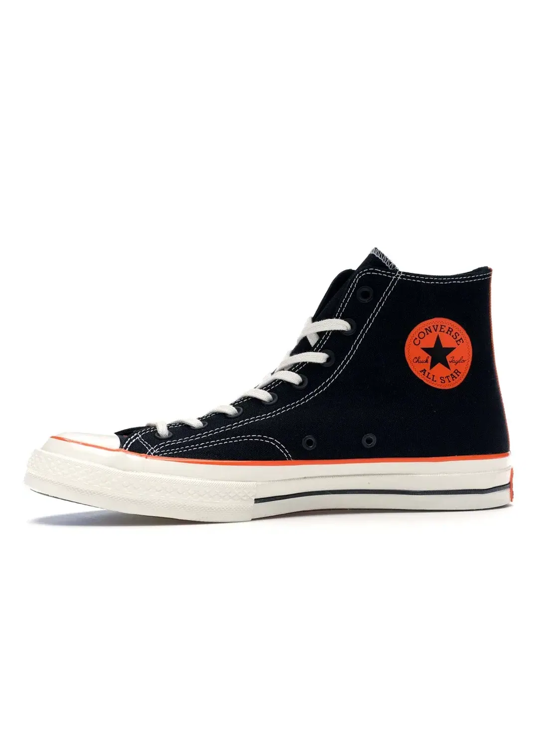 Мужские кроссовки с принтом Converse Chuck Taylor All Star 70 Hi Converse — изображение 4 из 5, черный/оранжевый