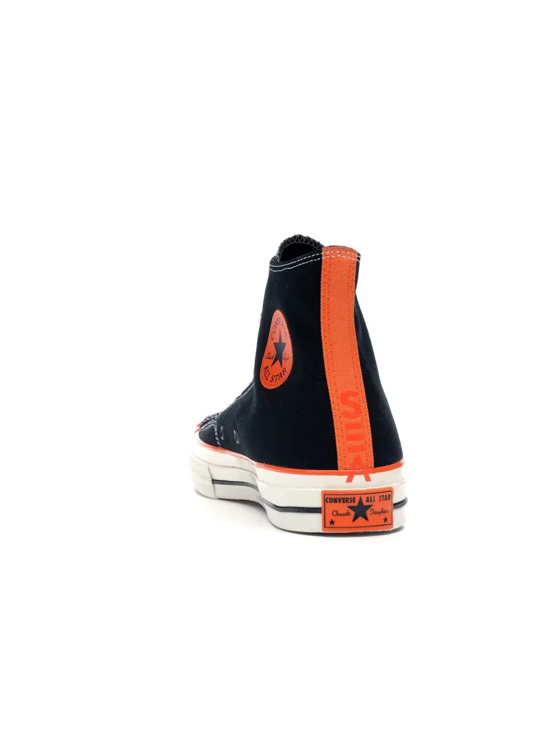 Мужские кроссовки с принтом Converse Chuck Taylor All Star 70 Hi Converse — изображение 5 из 5, черный/оранжевый