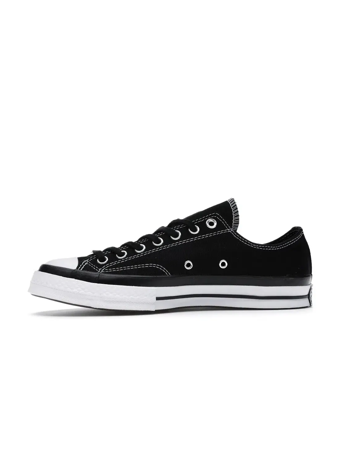 Мужские кеды на шнуровке Converse Chuck Taylor All Star 70 Ox — изображение 4 из 5, черный/белый-черный