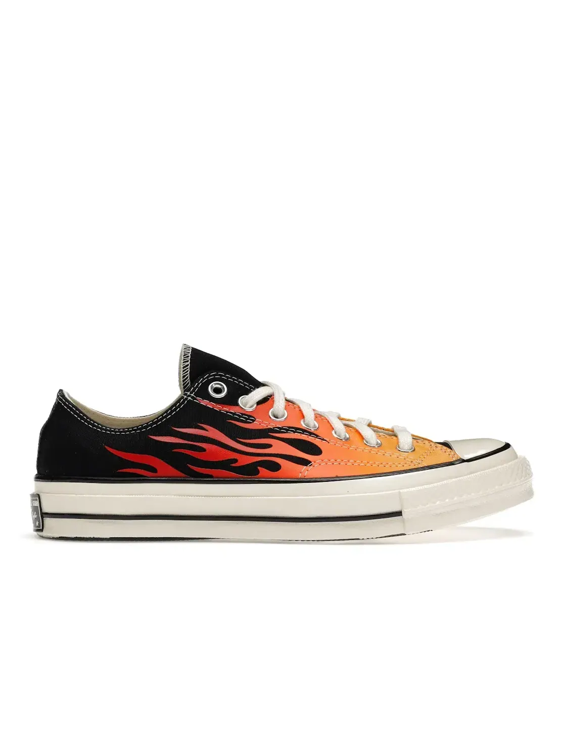 Мужские кеды с принтом Converse Chuck Taylor All Star 70 Ox Archival Flame Print — изображение 1 из 5, черный/красный