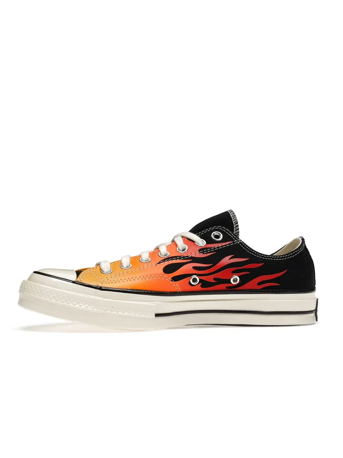 Мужские кеды с принтом Converse Chuck Taylor All Star 70 Ox Archival Flame Print — изображение 4 из 5, черный/красный