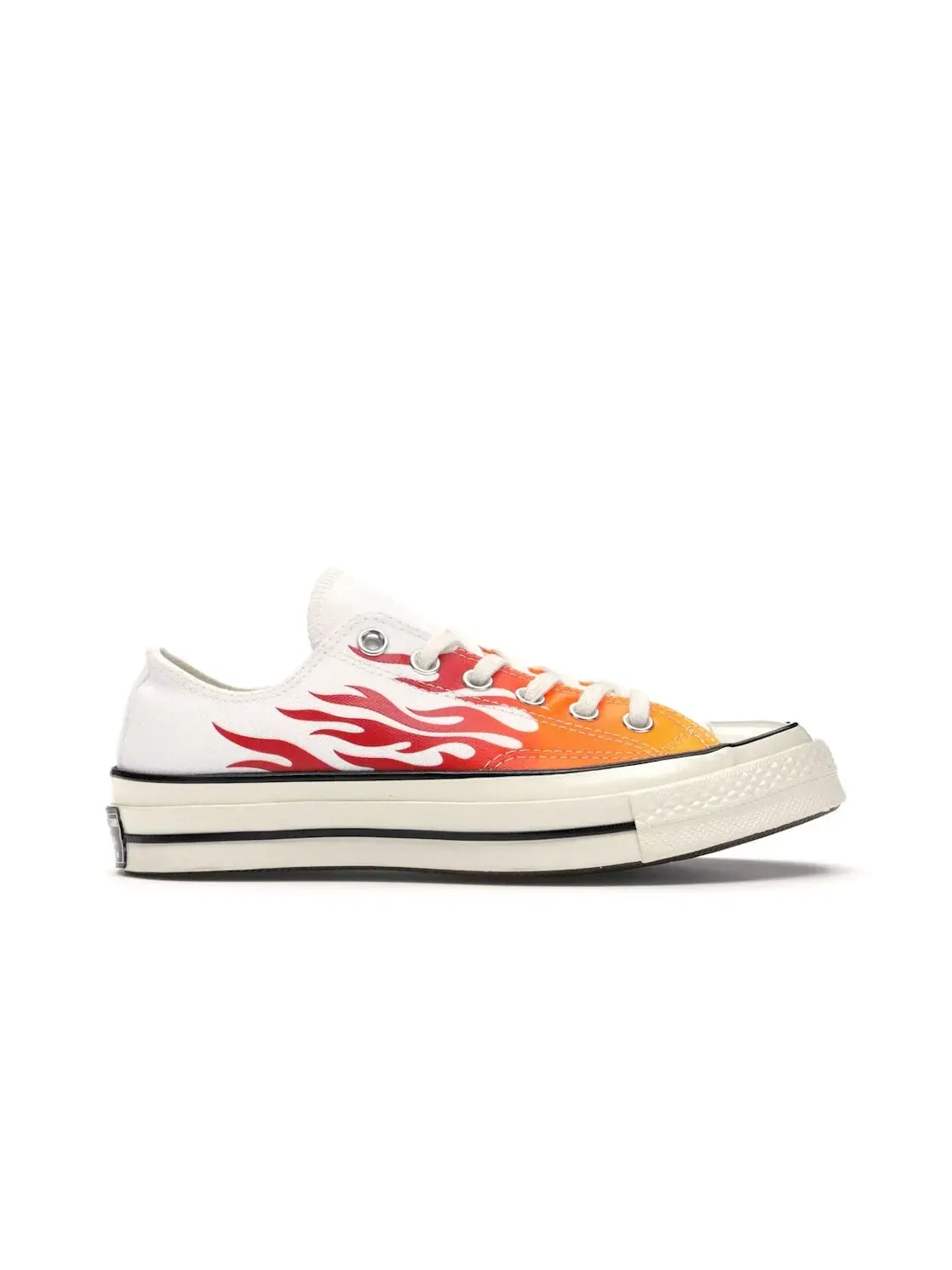 Мужские кроссовки с принтом Converse Chuck Taylor All Star 70 Ox — изображение 1 из 5, белый/красный