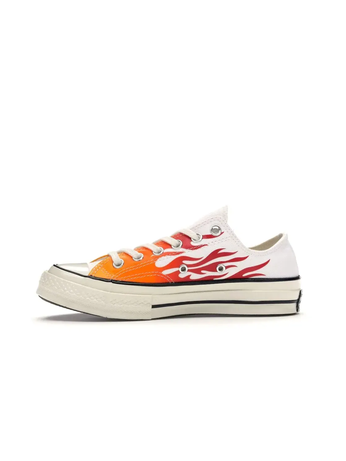 Мужские кроссовки с принтом Converse Chuck Taylor All Star 70 Ox — изображение 4 из 5, белый/красный