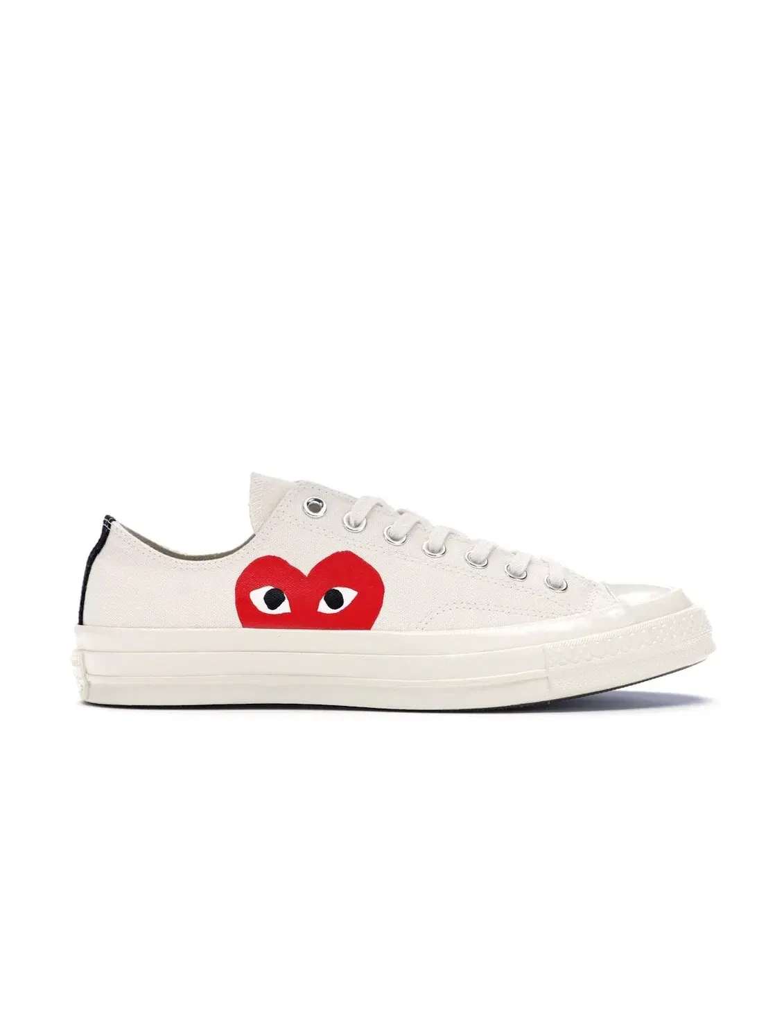 Мужские кеды с принтом Converse Chuck Taylor All Star 70 Ox Comme des Garcons PLAY — изображение 1 из 5, белый-красный