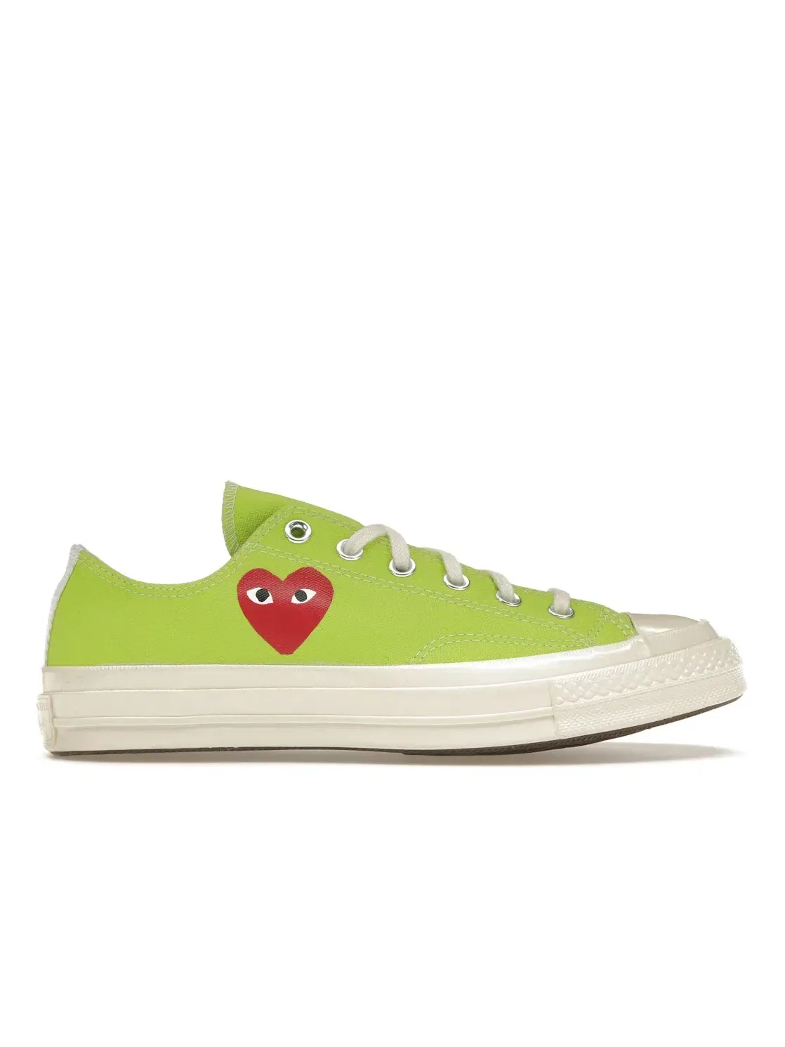 Мужские кроссовки с принтом Converse Chuck Taylor All Star 70 Ox Comme des Garcons PLAY — изображение 1 из 5, яркий зеленый