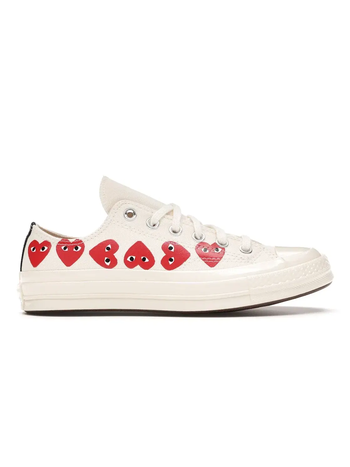 Мужские кеды Lifestyle с принтом Converse Chuck Taylor All Star 70 Ox Comme des Garcons PLAY Multi-Heart — изображение 1 из 5