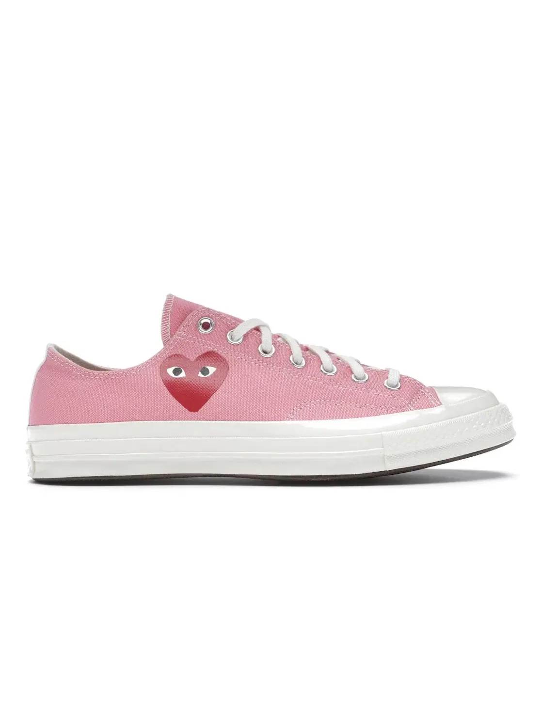 Мужские кеды с принтом Converse Chuck Taylor All Star 70 Ox Comme des Garcons PLAY — изображение 1 из 5, яркий розовый