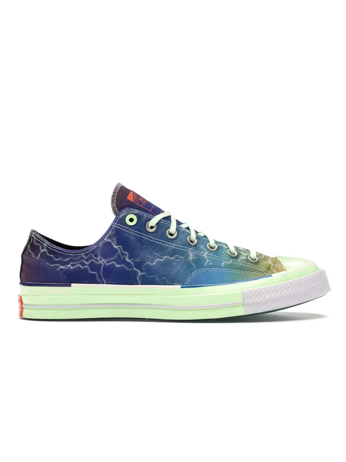 Мужские кроссовки с принтом Converse Chuck Taylor All Star 70 Ox Pigalle Multi — изображение 1 из 5, мульти/черный