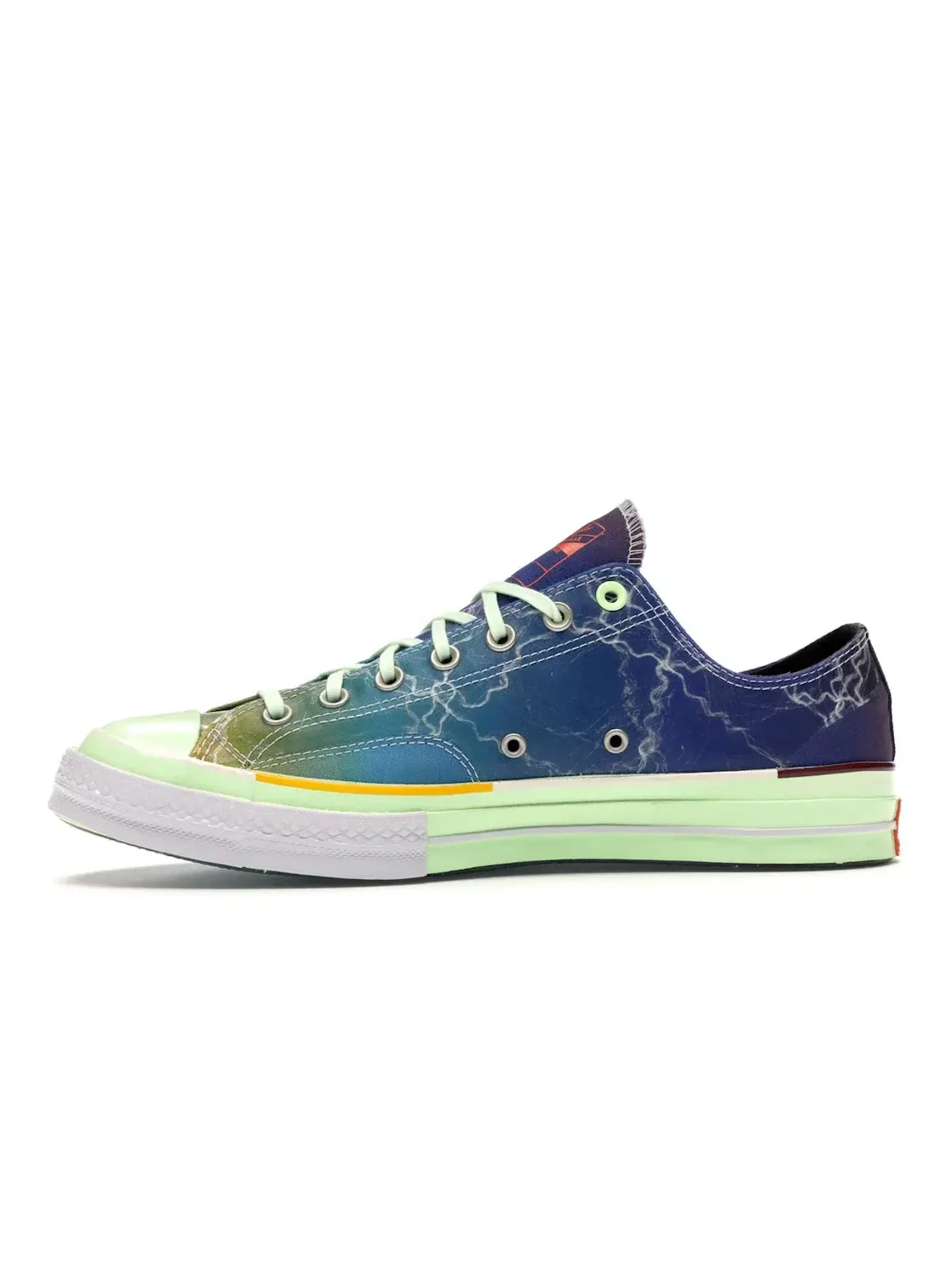 Мужские кроссовки с принтом Converse Chuck Taylor All Star 70 Ox Pigalle Multi — изображение 4 из 5, мульти/черный