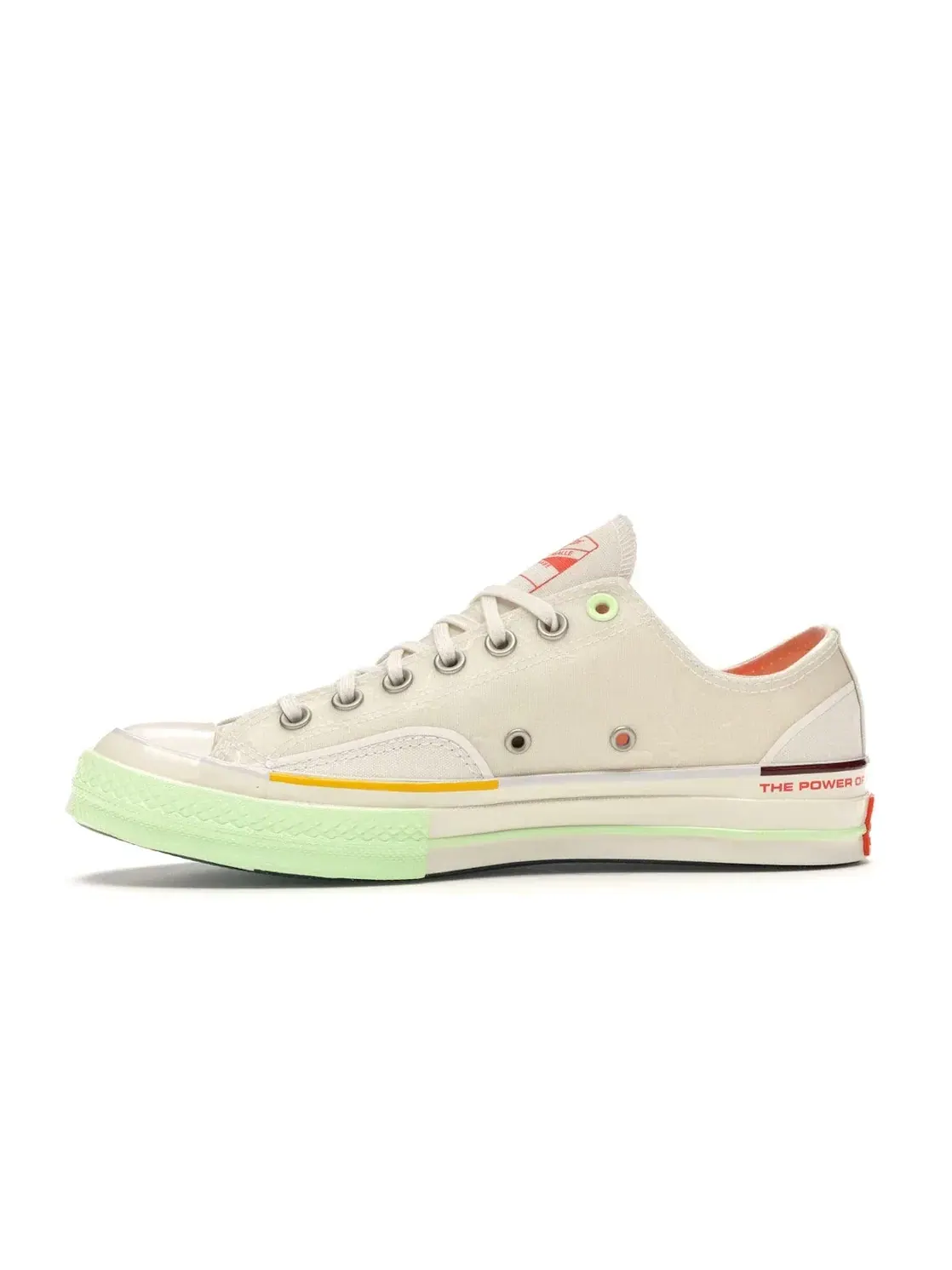 Мужские кеды с коллаборацией Pigalle Converse Chuck Taylor All Star 70 Ox — изображение 4 из 5, белый/серый