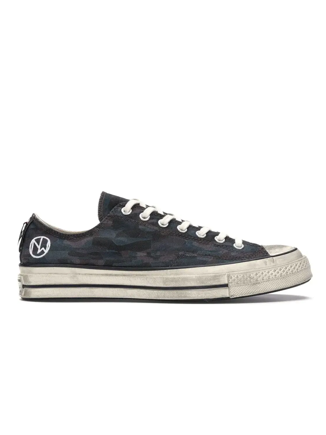 Мужские кроссовки с камуфляжным принтом Converse Chuck Taylor All Star 70 Ox Converse — изображение 1 из 5, черный