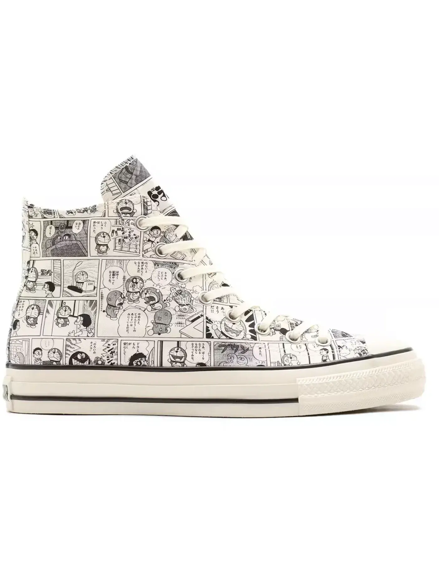 Мужские кеды с принтом Converse Chuck Taylor All Star Aged CP Hi Converse — изображение 1 из 2, черный/белый