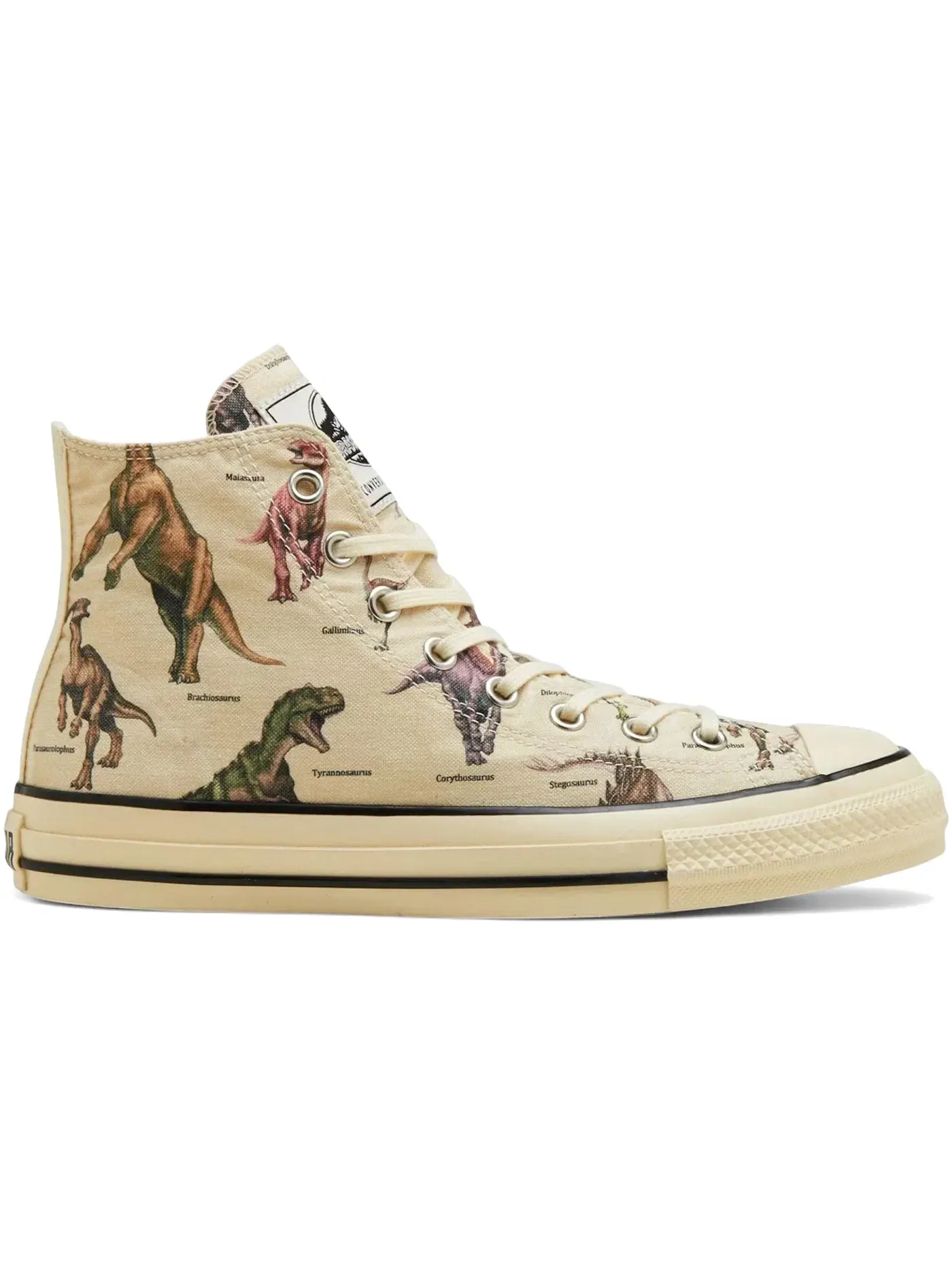 Мужские кроссовки с принтом Jurassic Park Converse Chuck Taylor All Star Aged DP Hi — изображение 1 из 2, прозрачный