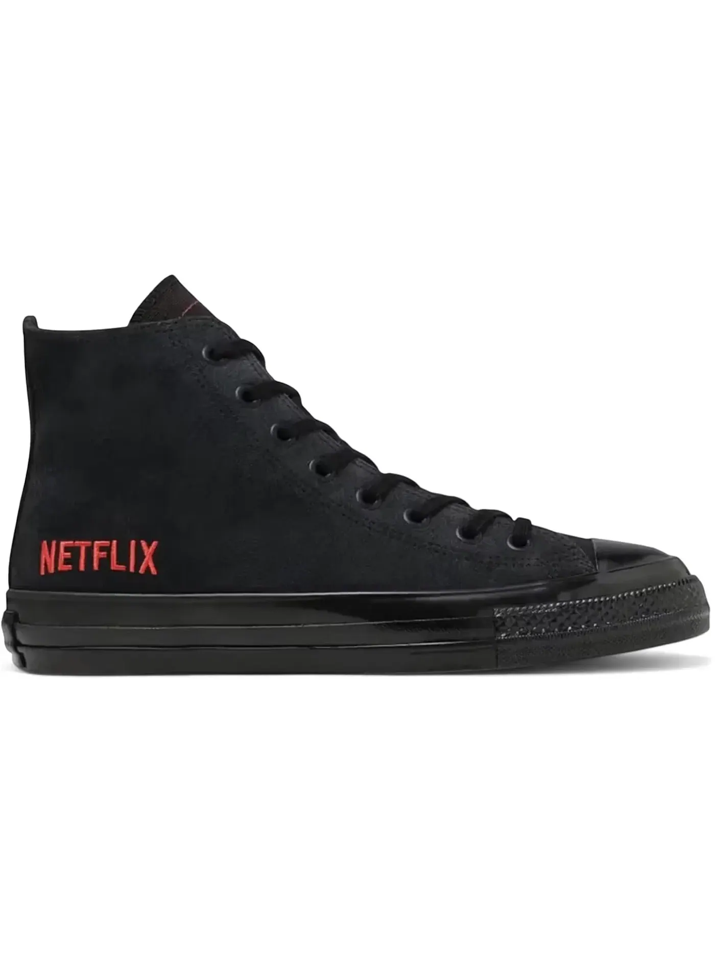 Мужские кроссовки Lifestyle Converse Chuck Taylor All Star Aged Hi Netflix — изображение 1 из 2, черный/красный