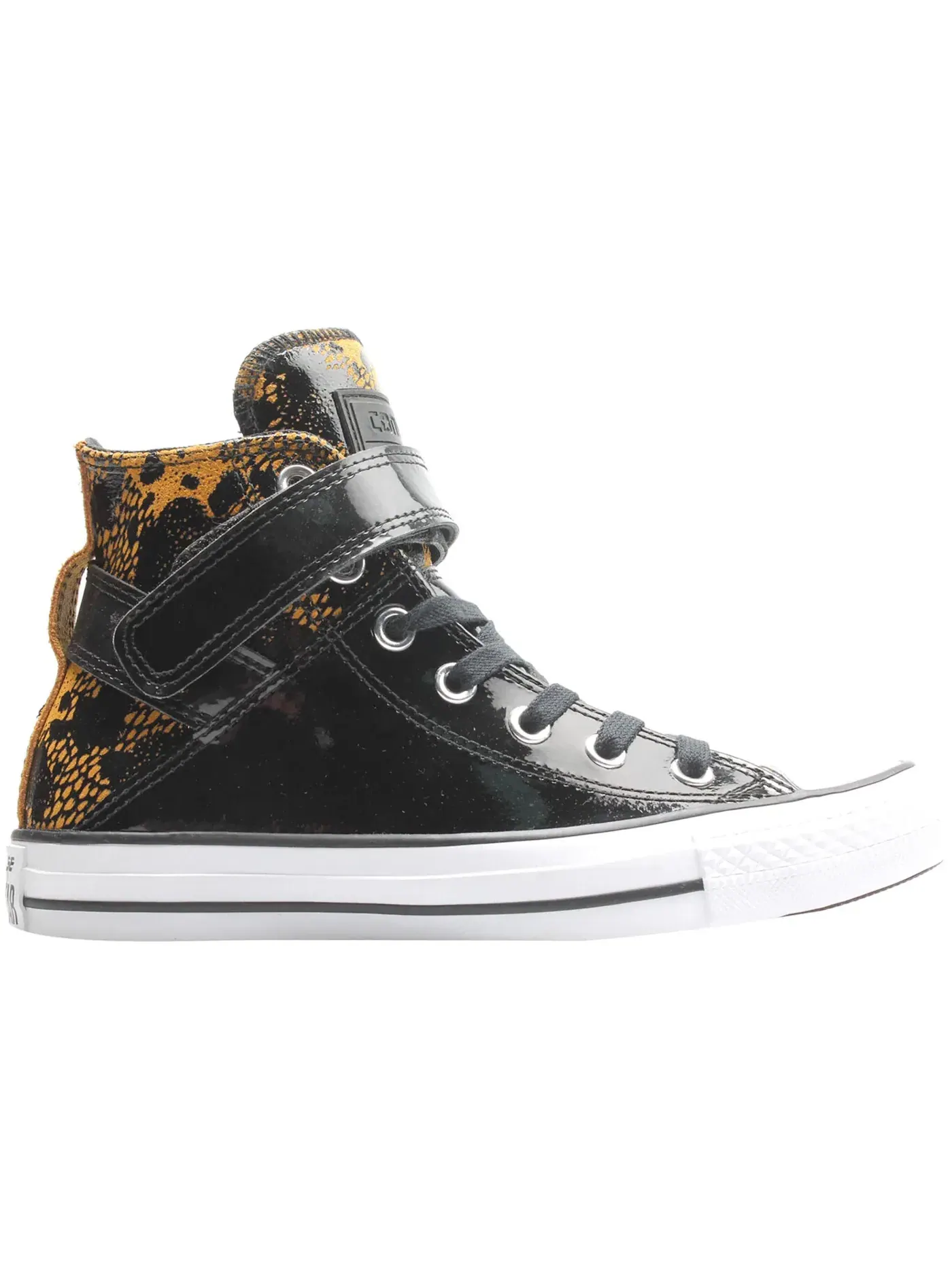 Женские кеды с принтом Converse Chuck Taylor All Star Hi — изображение 1 из 2, черный